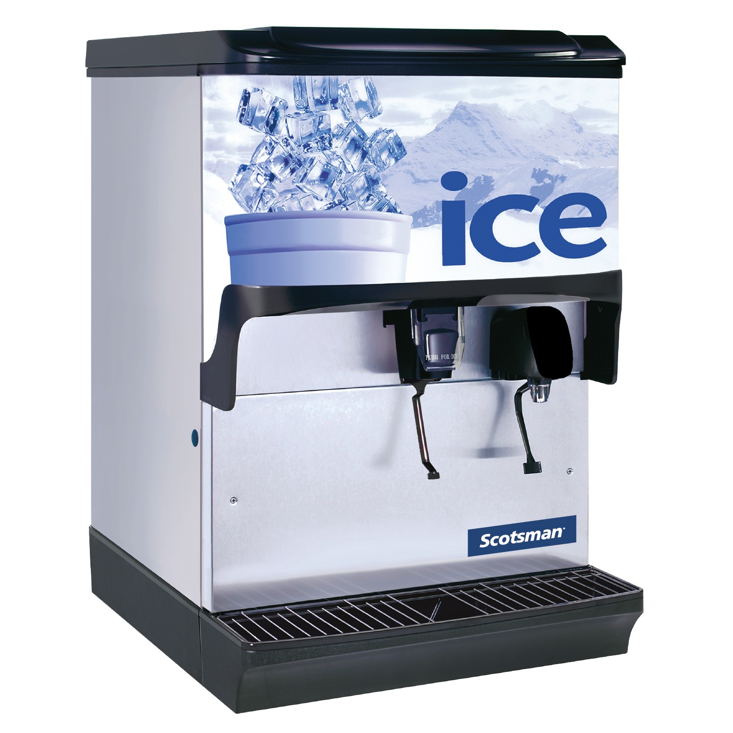 Scotsman IOD150-1 23″ Countertop Nugget Ice Dispenser, 150 lb Bin