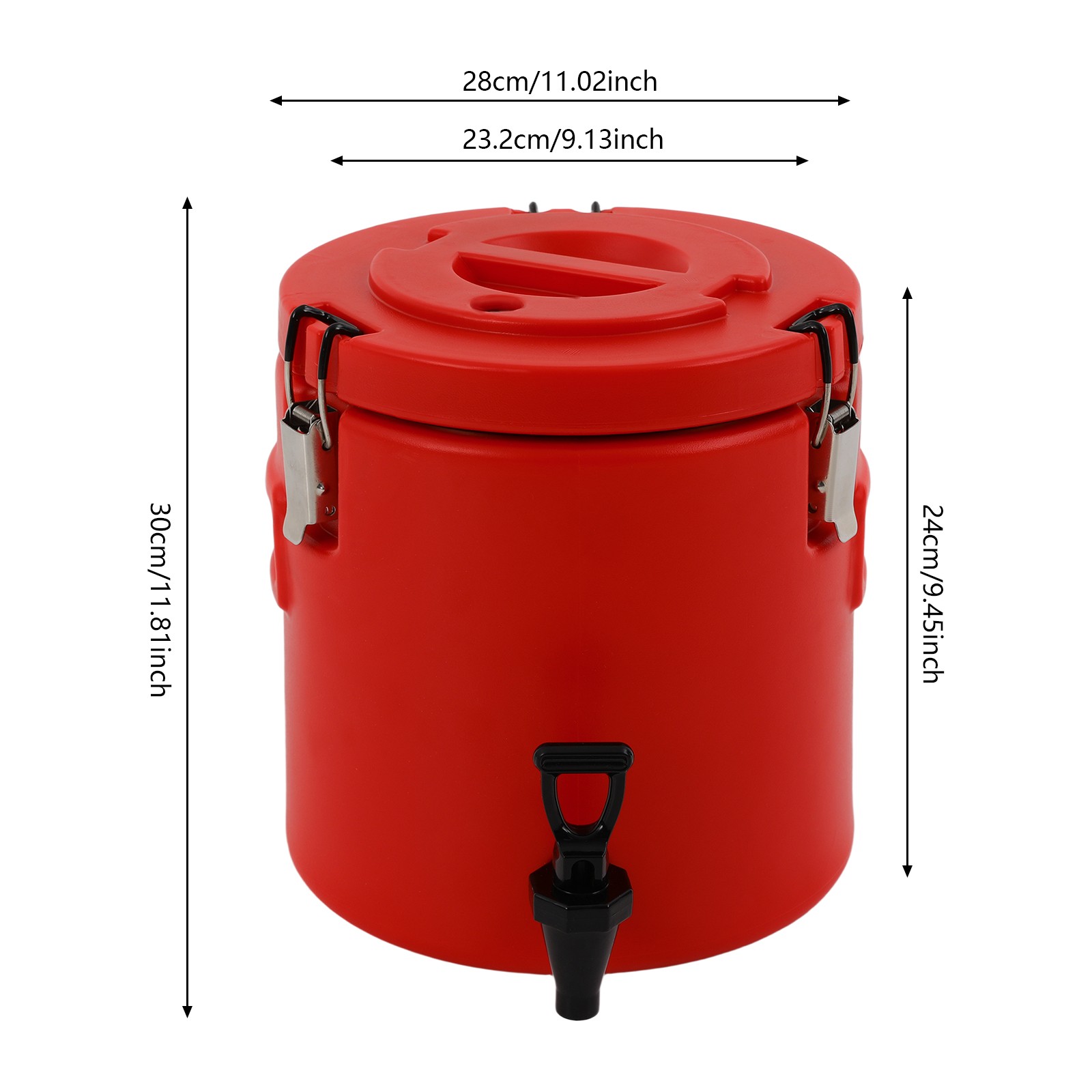 2.64 Gal Insulated Thermal Hot & Cold Thermal Coffee Airpot Beverage Dispenser