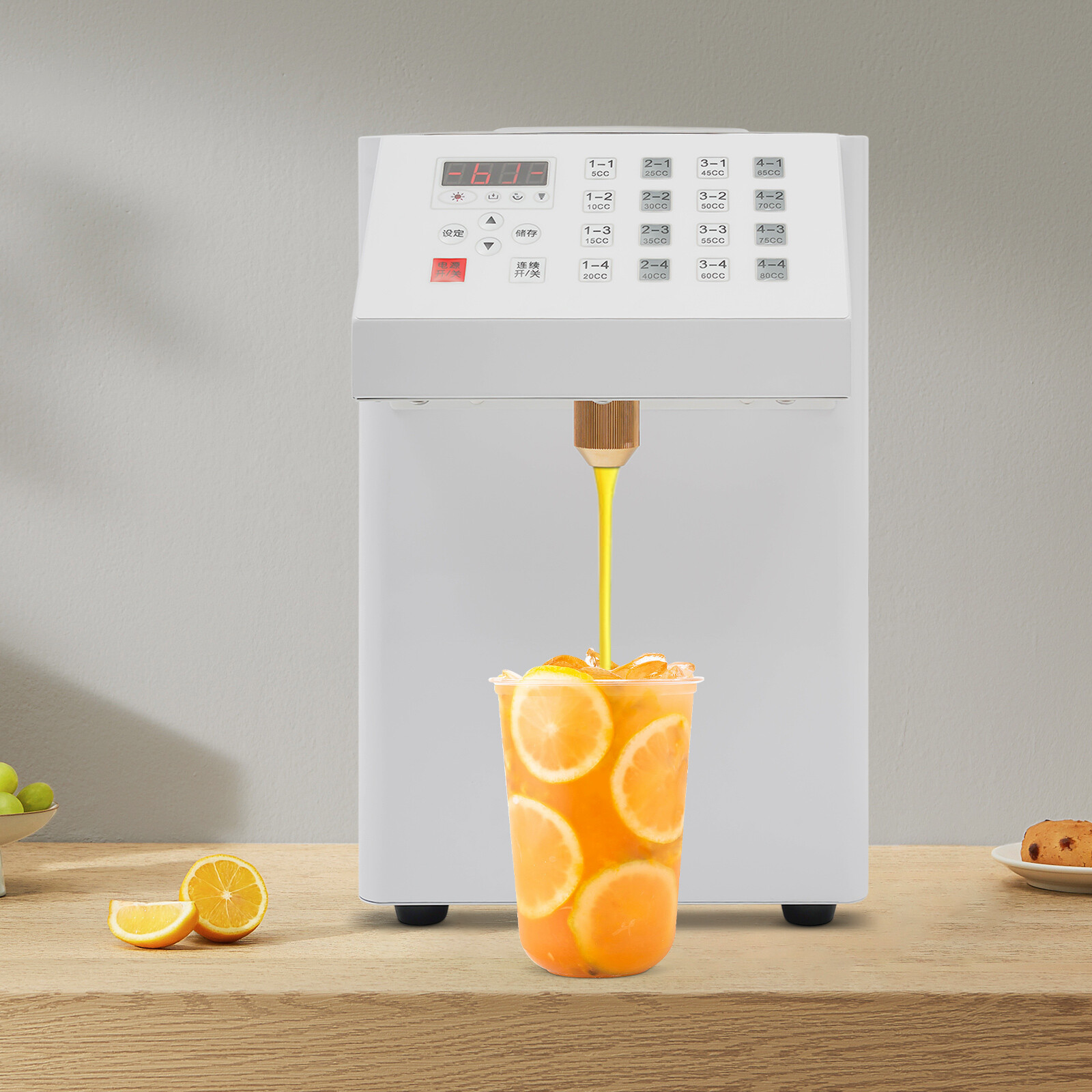 110V Fructose Quantitative Machine Fructose Dispenser for Commercial Bubble Tea