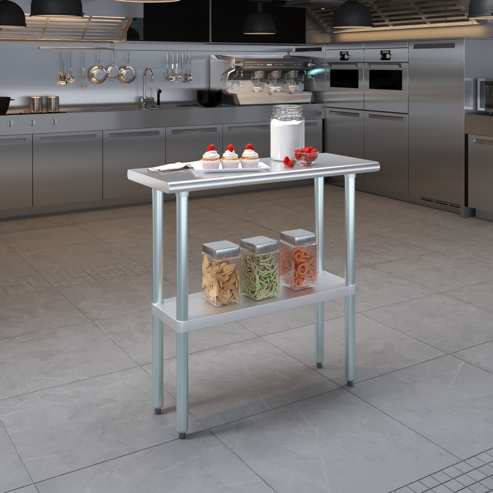 14 in. x 36 in. Stainless Steel Table