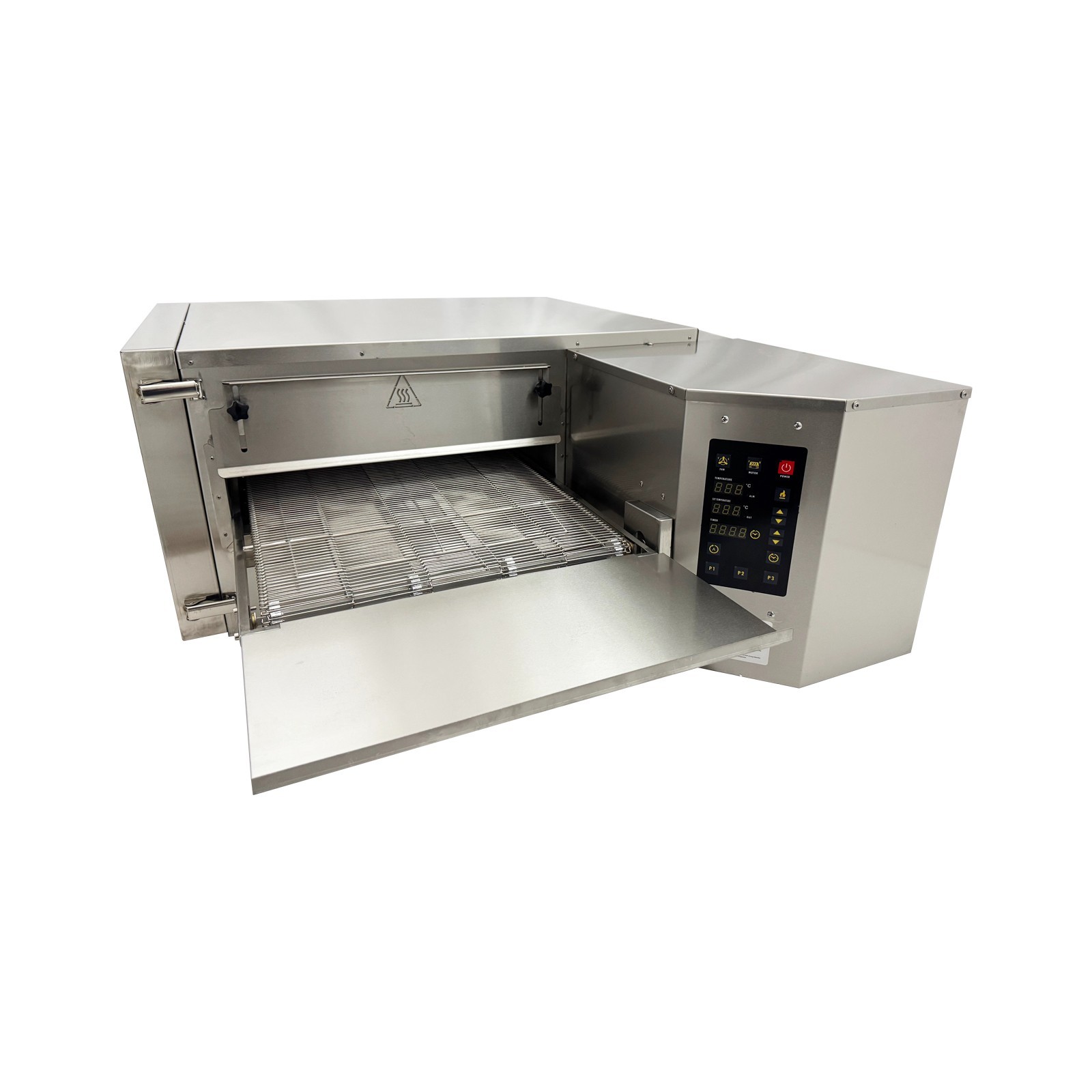 220V 3PH Countertop 18″ Commercial Conveyor Pizza Oven Electric Oven 9KW