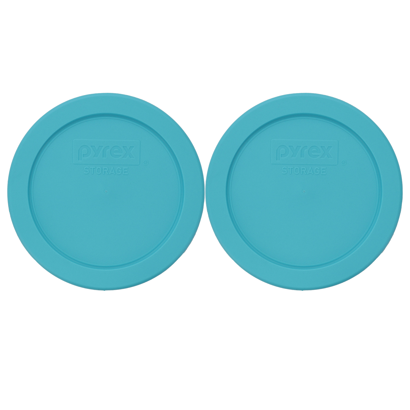 Pyrex 7200-PC 2 Cup Aqua Blue Lid (2-Pack)
