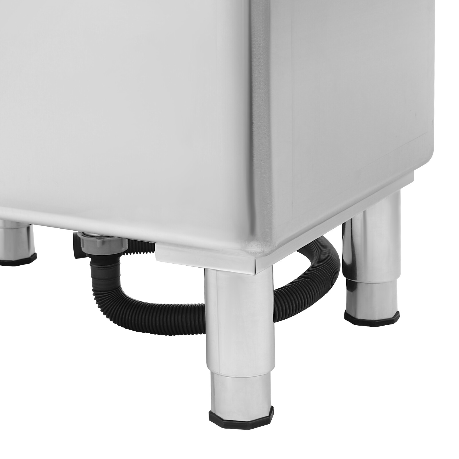 Commercial Stainless Steel Floor Mop Sink – 24″ x 16″ x 22″, 12″ Deep Basin