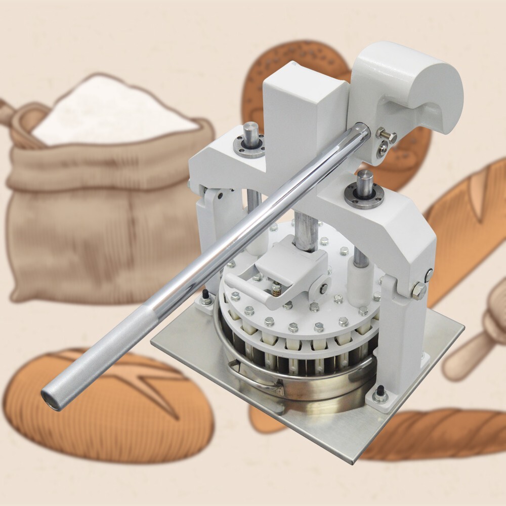Commercial Dough Cutting Machine 36PCS Manual Dough Divider Bread Maker 30-160g