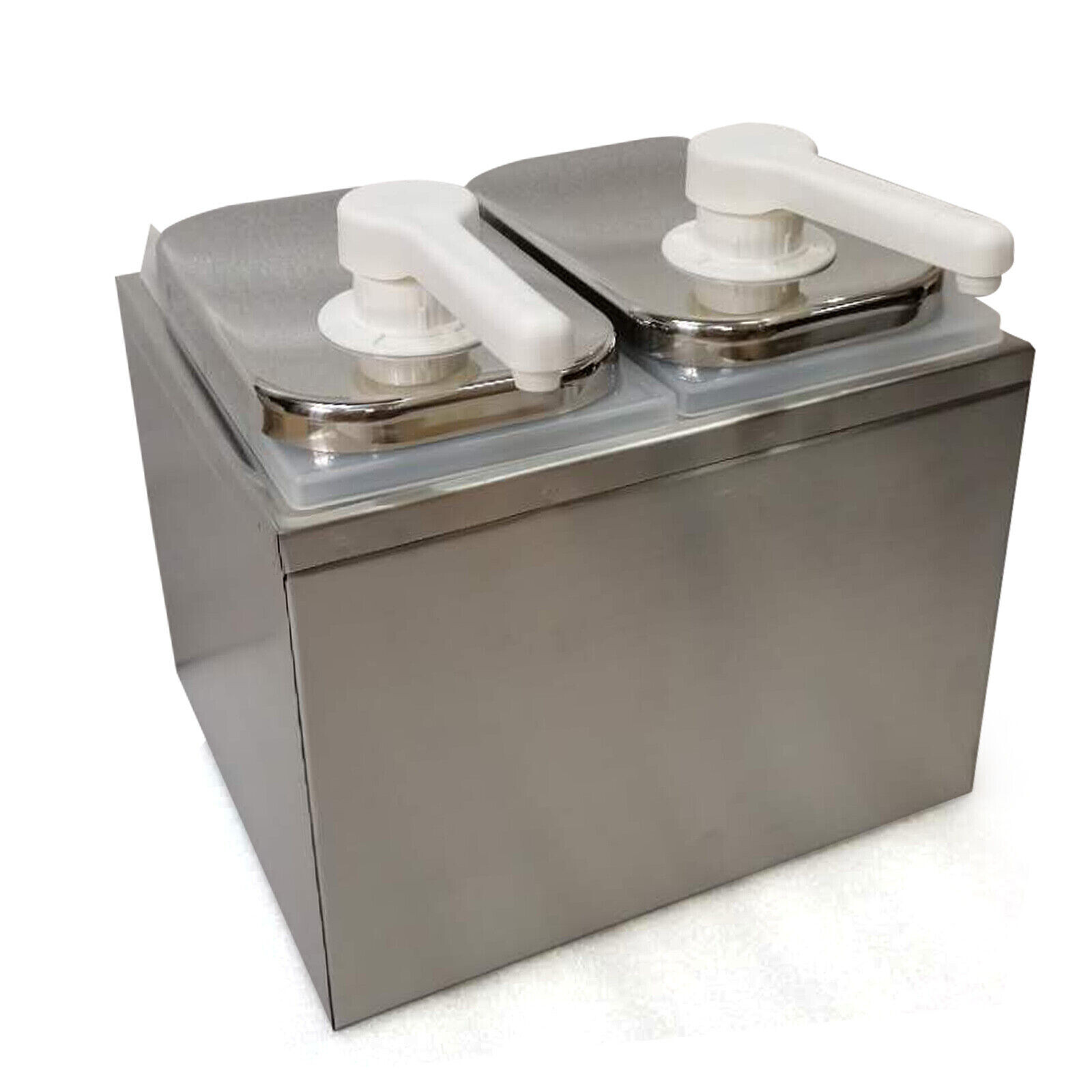 2L-8L Commercial Hot Fudge Warmer Nacho Cheese Sauce Pump Dispenser Dispensing