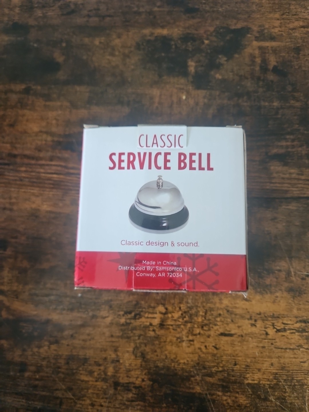 Classic Metal Service Bell – Call Bell with Black Base New