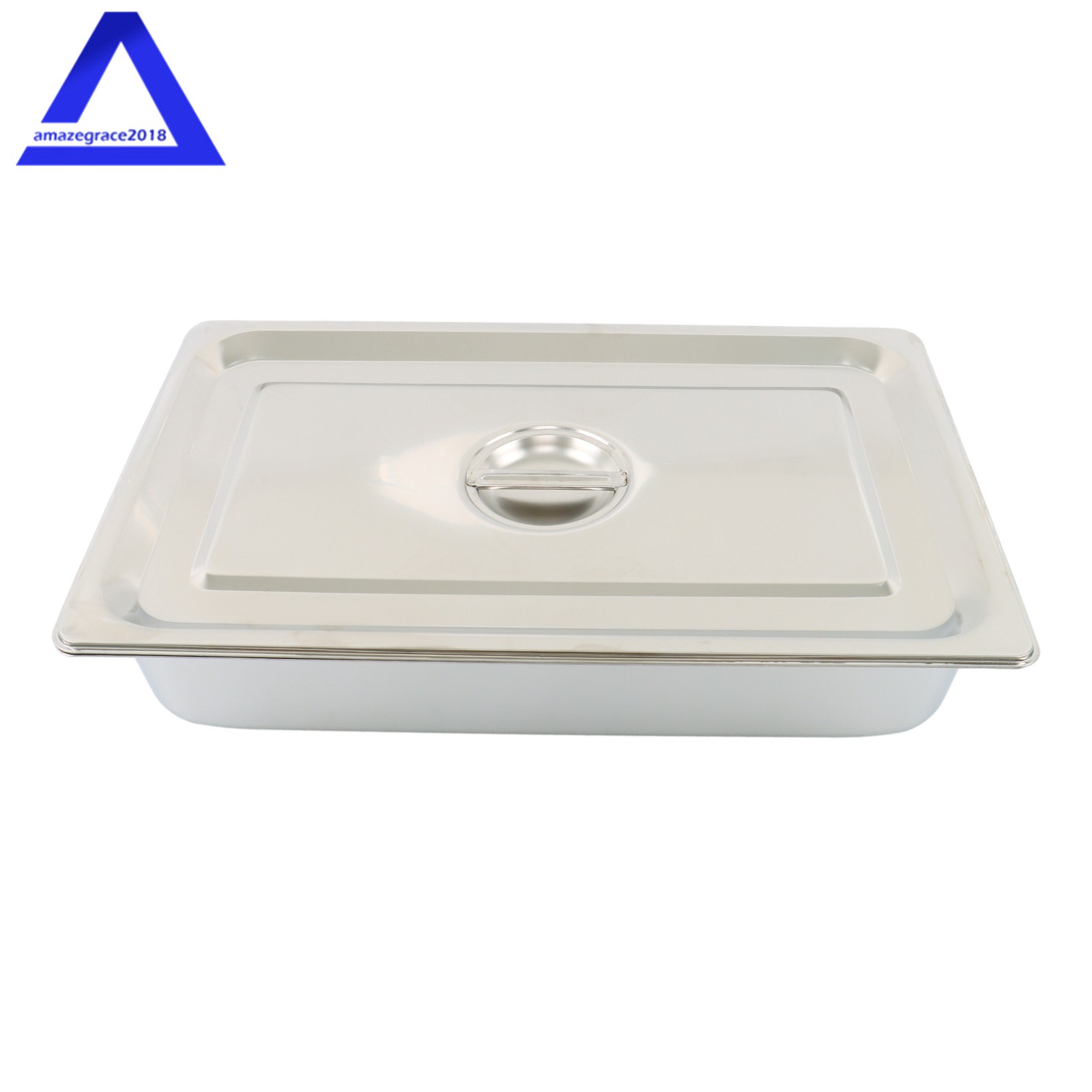 Steam Table Hotel Pans Full Size 4″ Deep 4Pcs Stainless Steel Metal Tray
