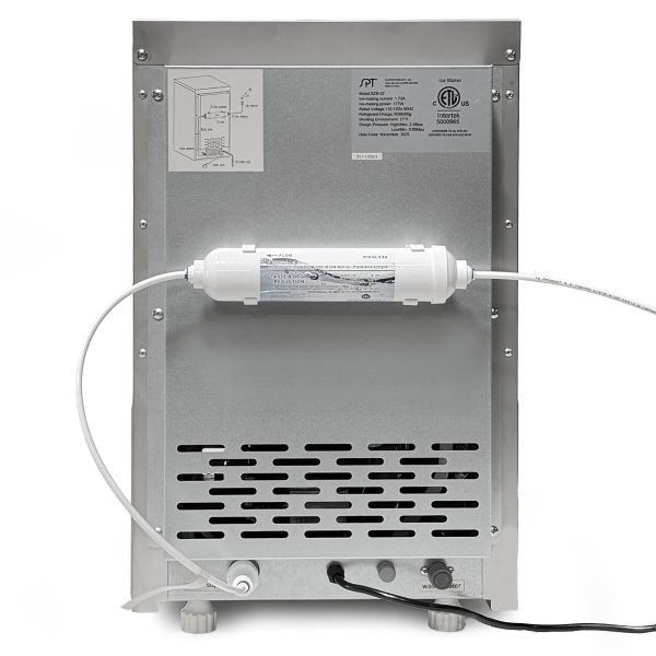 SPT SZB‑22 Automatic Flake Ice Maker, 44 lbs/day, Stainless Steel, Water Filter