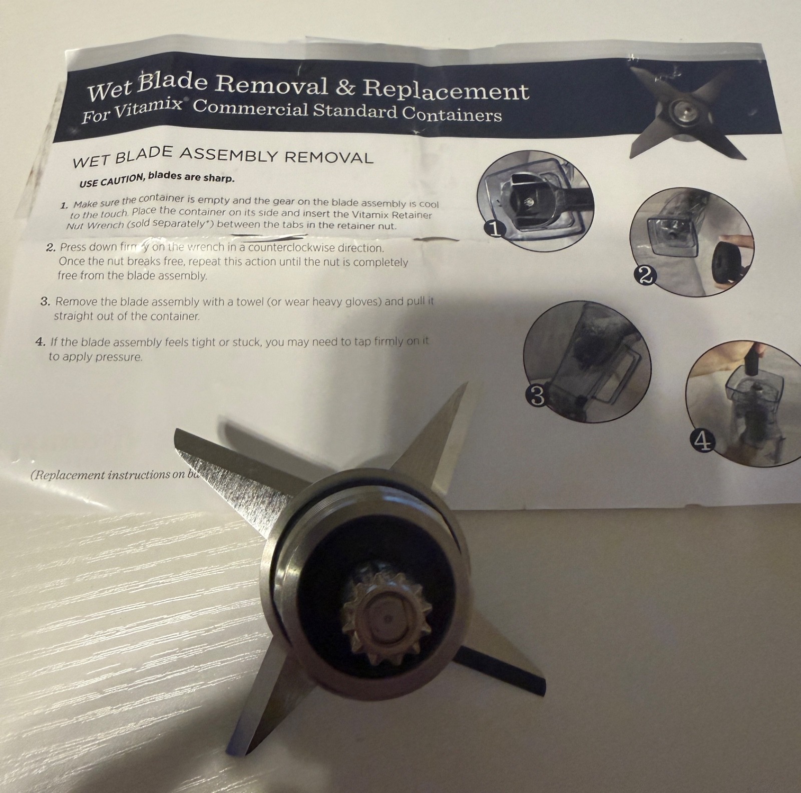 Vita-Mix Blade Agitator Assembly, Advanced Container, Xl