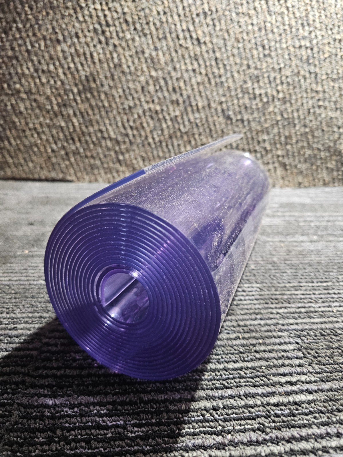 (QTY 4) Global Industrial 12″ x 12′ Standard Clear Strip for Strip Curtain Doors