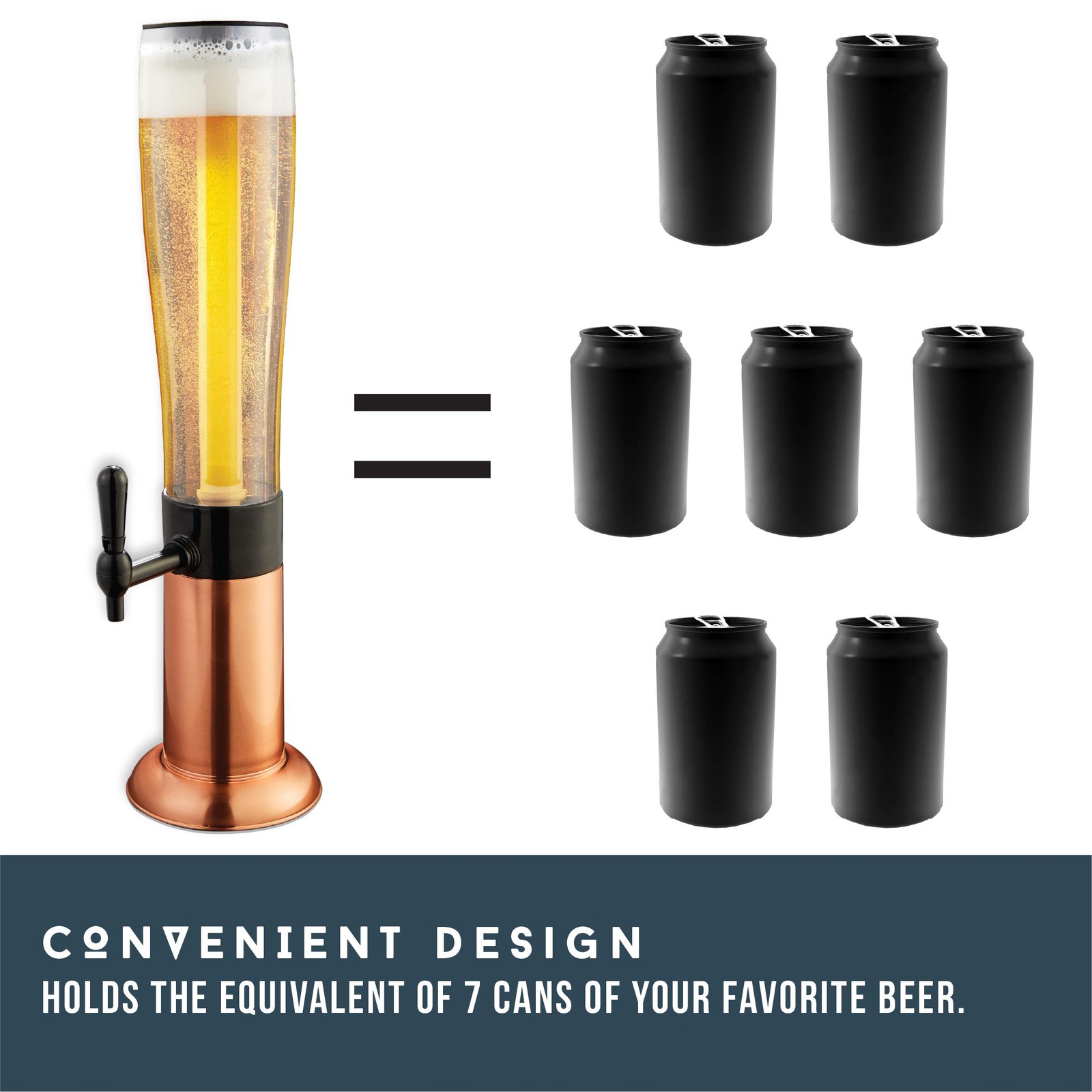 Hammer + Axe Hammer Axe Beverage Dispenser 88 Oz Party Drink Dispenser Ice Tube