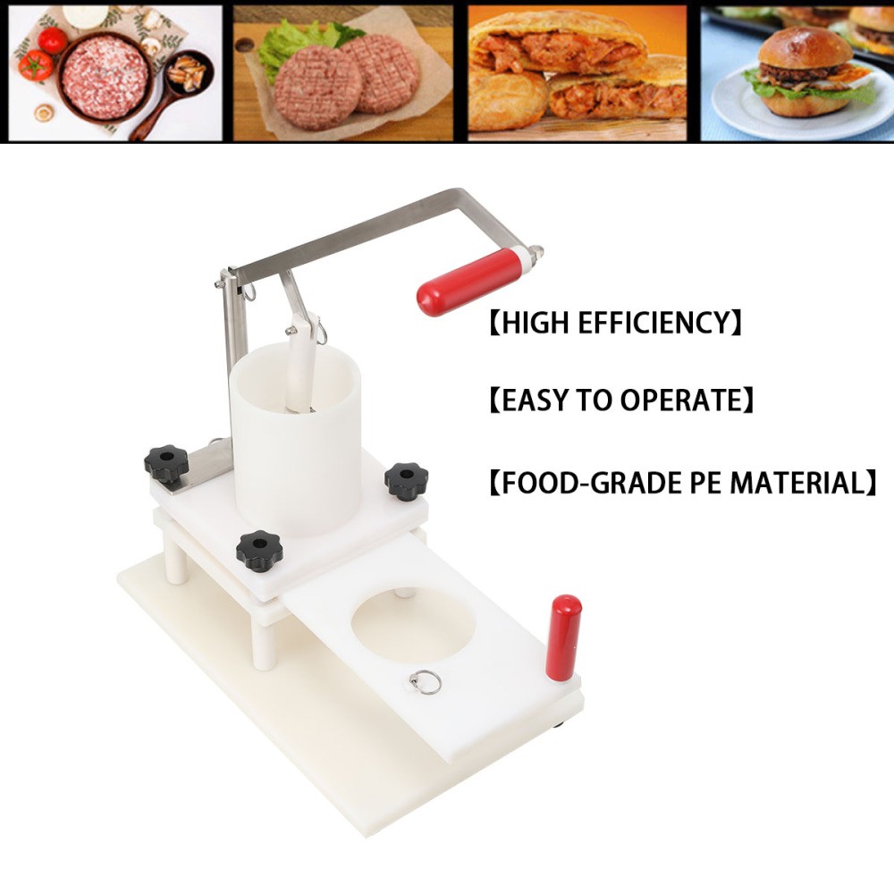 HR-130 Commercial Hamburger Patty Maker Machine Manual Hamburger Former