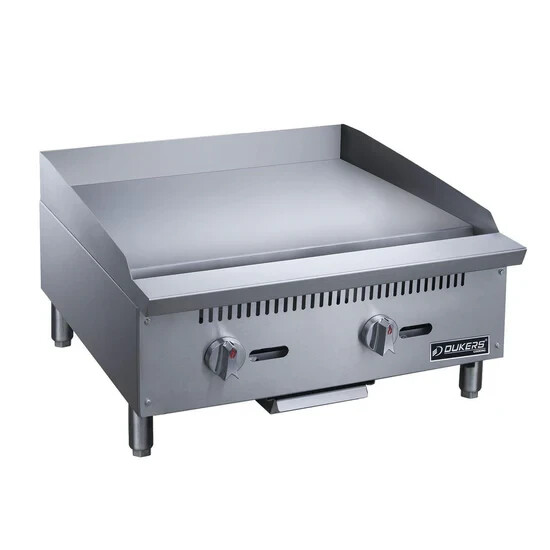 24″ Dukers W Griddle with 2 Burner