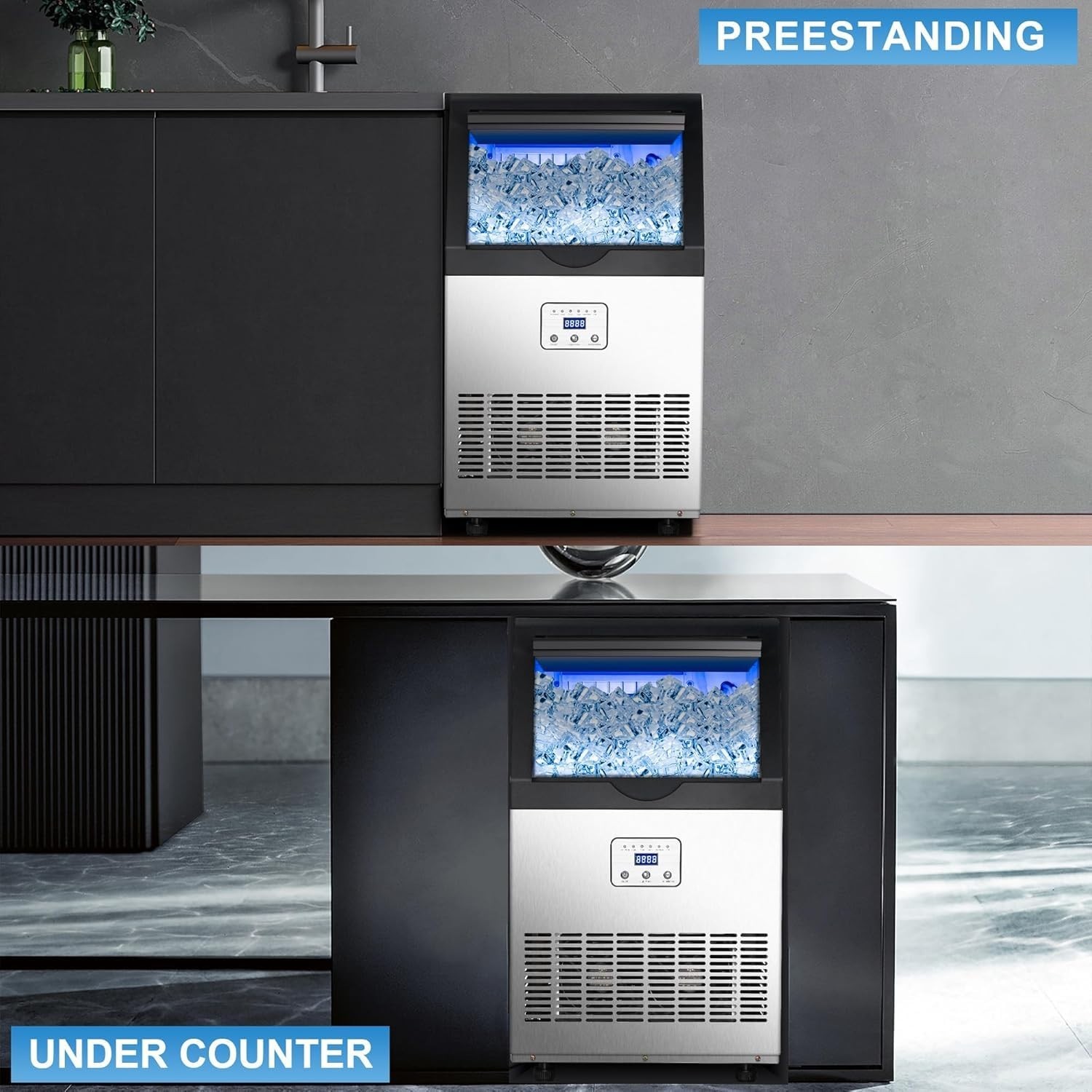 Undercounter Ice Machine with 25LBS Storage