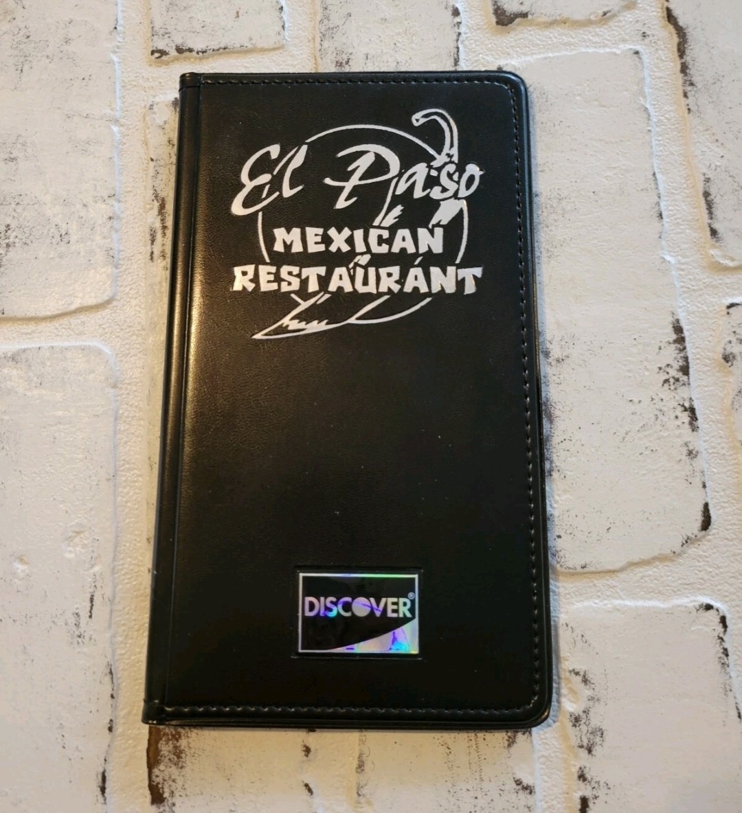 Guest Check Book Holder Money Server Waiter Waitress El Paso Mexican Restaurant