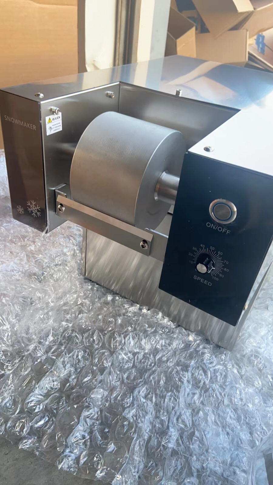 Kolice 198lbs/day Korean Shaved Ice Machine Snowflake Ice Machine Air Cooling