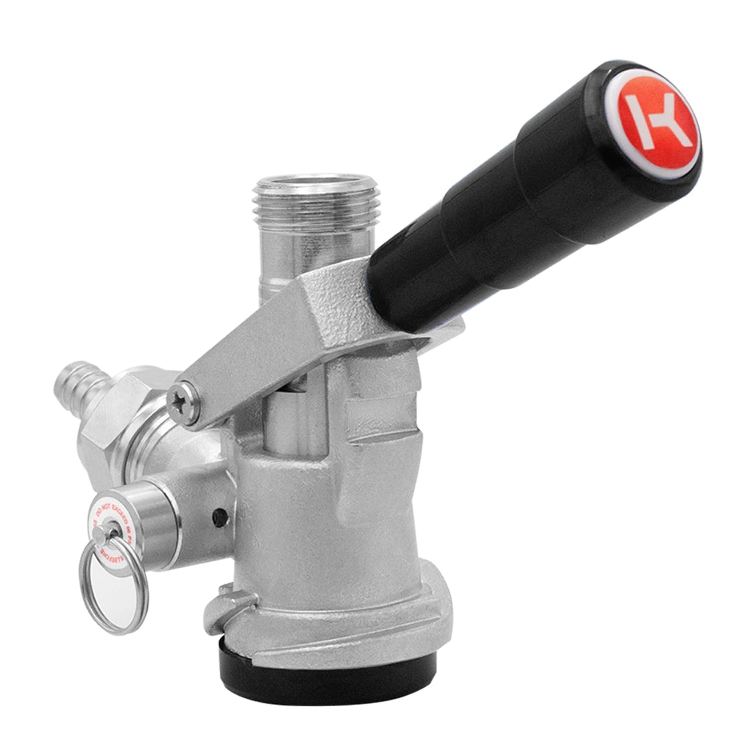 D System Keg Coupler – Heavy Duty Beer Tap, Compatible with Most Kegs, Durable