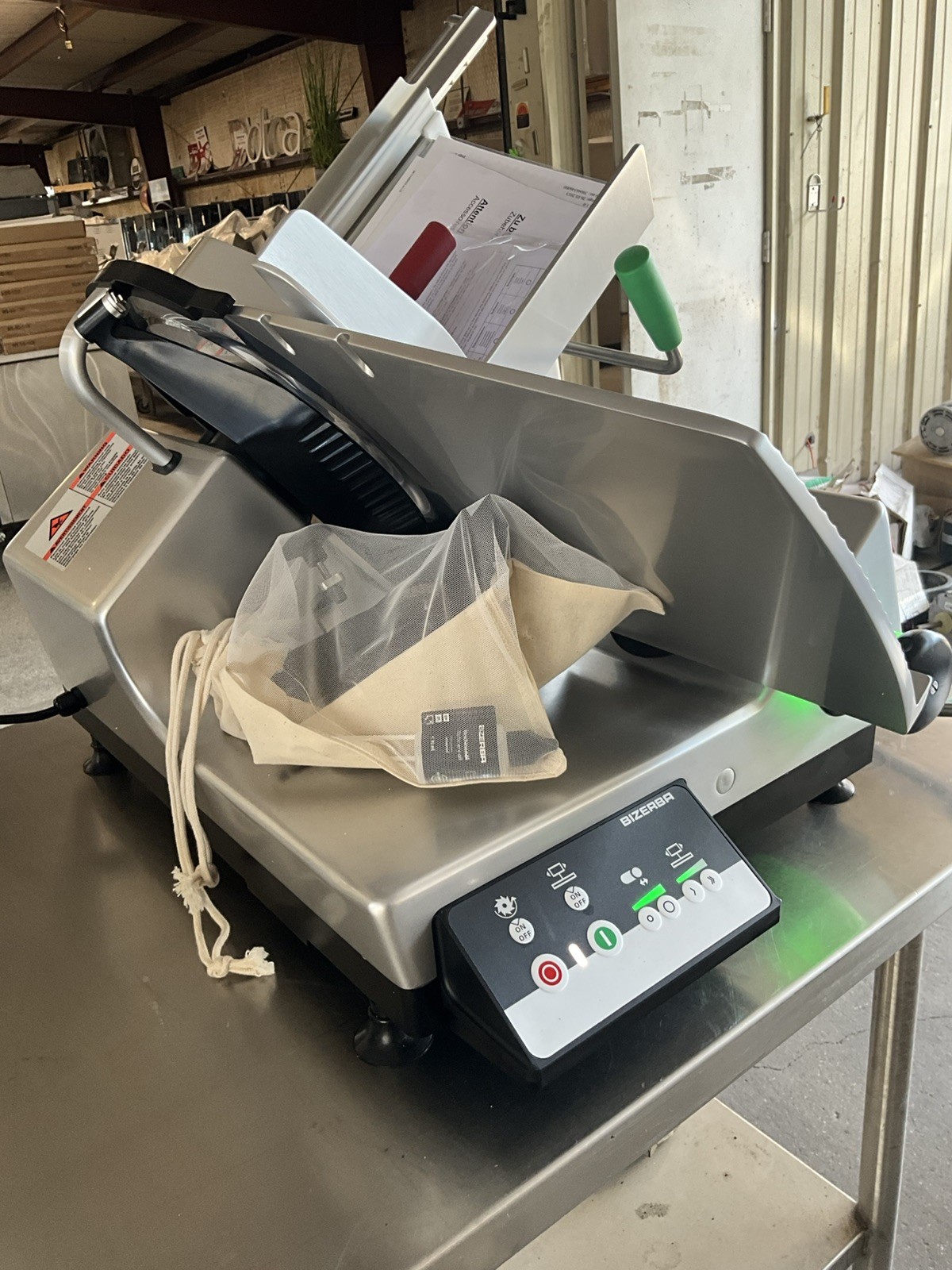 2026 Bizerba GSP HD 33Ee25HIIIu Automatic Meat Deli Cheese Grocery sharpener
