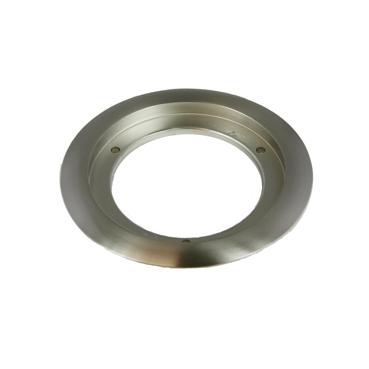 975518-S 5.25» Nickel Plated Brass Recessed Flange, Fits round 4″ Floor Box Cov