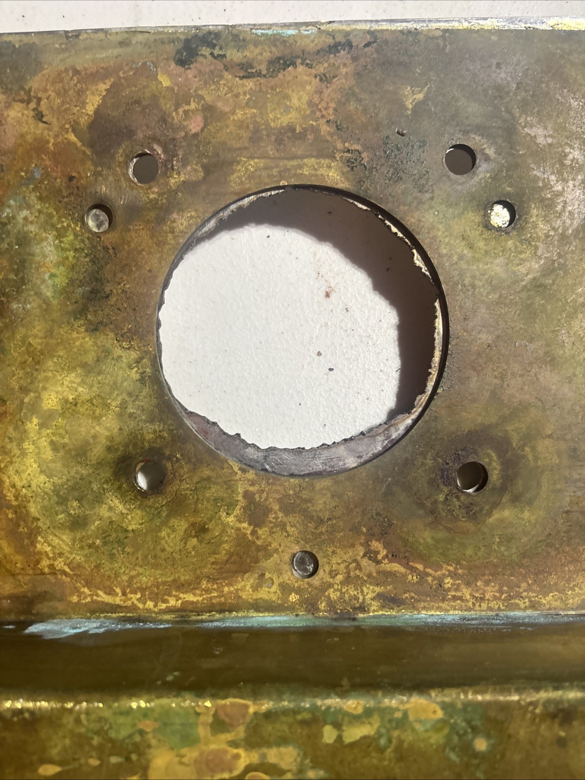 Mushroom Head Draft Beer Tower Drip Tray, Polished SS And Brass