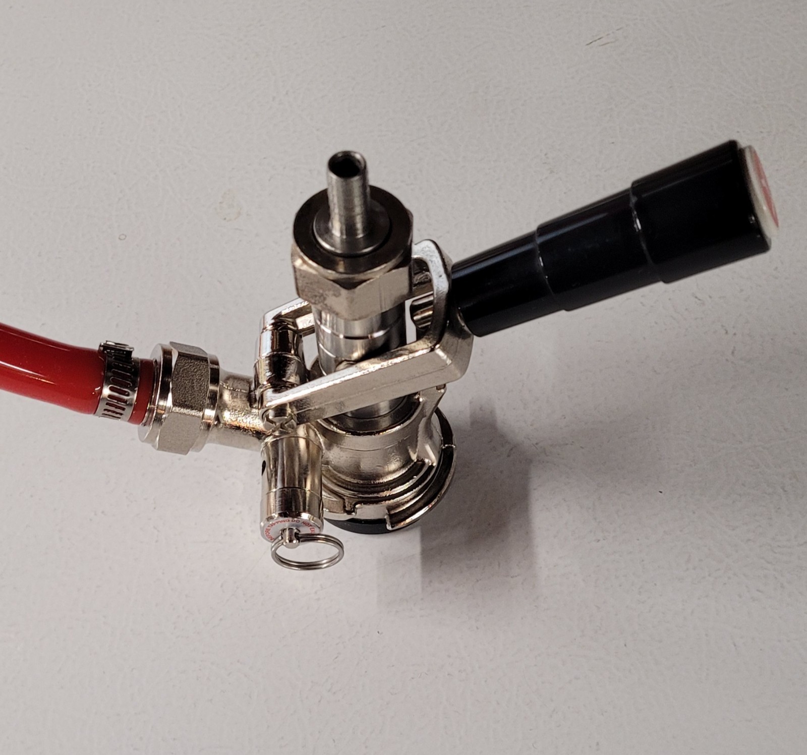 Taprite D-Style Keg Coupler-Sanke Keg Beer Tap-With PRV and gas barb