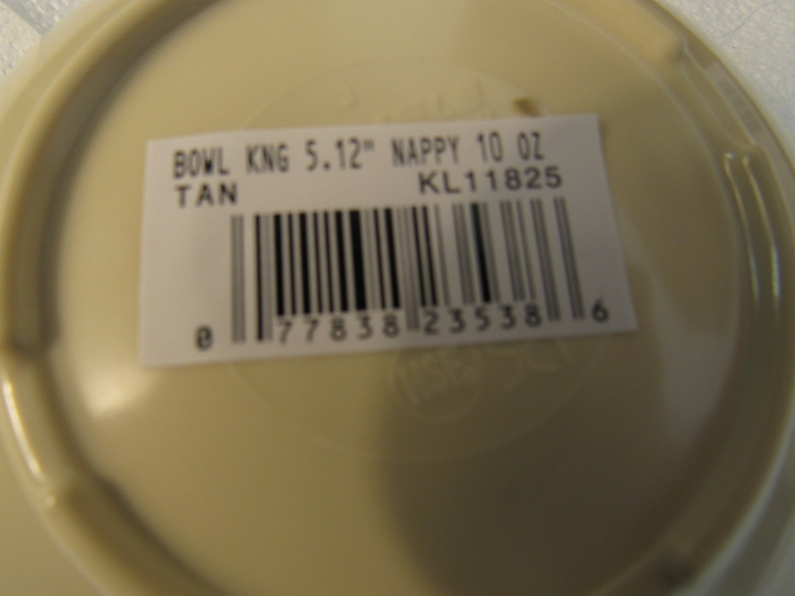 Carlisle KL11825 Nappy Bowl 10oz Tan 5.12″ Tan Case of 48 Food Service Bowl