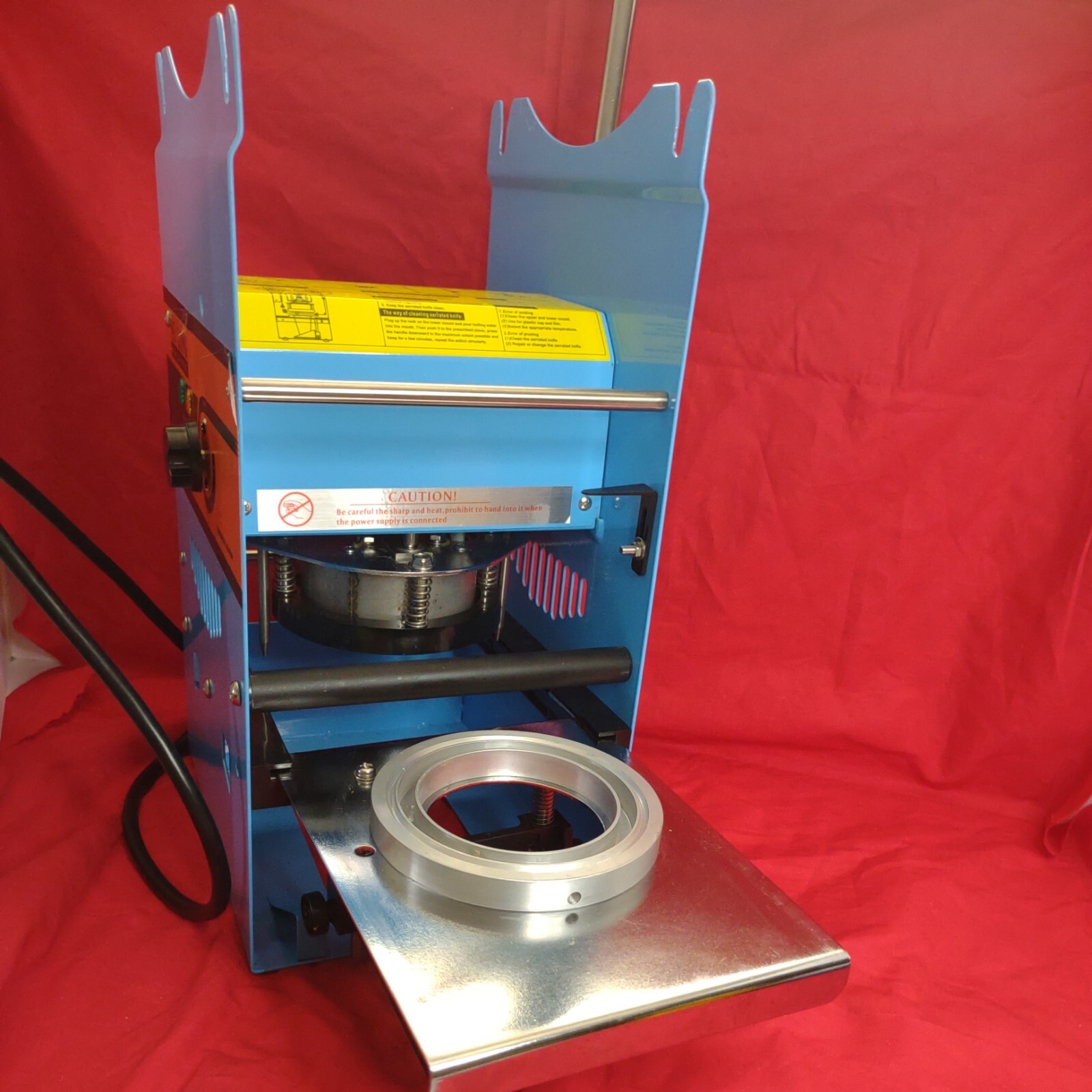 Manual Cup Sealer Electric Plastic Paper Cup Sealing Machine 300-500 Cups/H. N-G