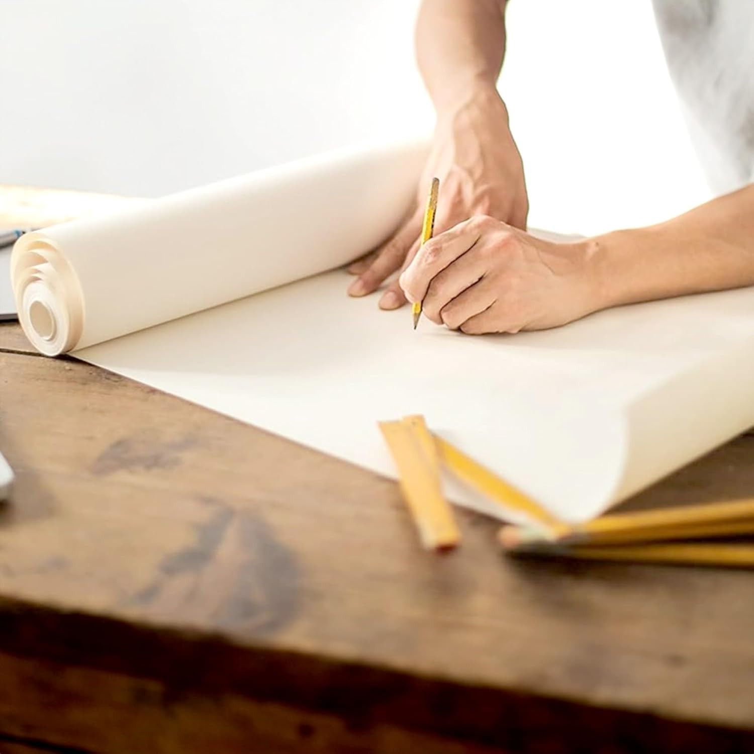Butcher Kraft Paper Roll, 40 Lb, 30 Inches X 1000 Feet, White