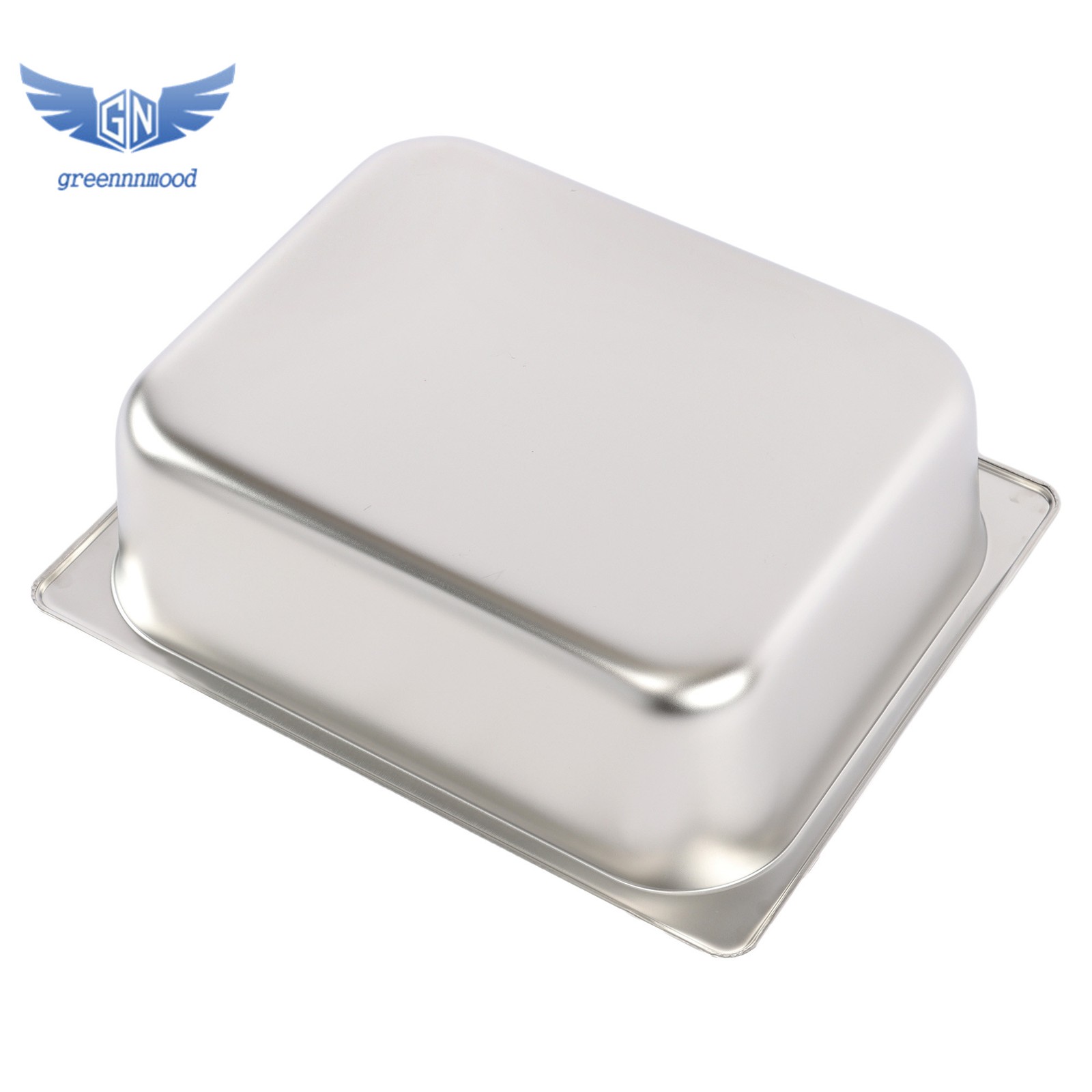 4Pcs 1/2 Size 4″ Deep Anti-Jam Stainless Steam Table Catering Food Pan With Lids