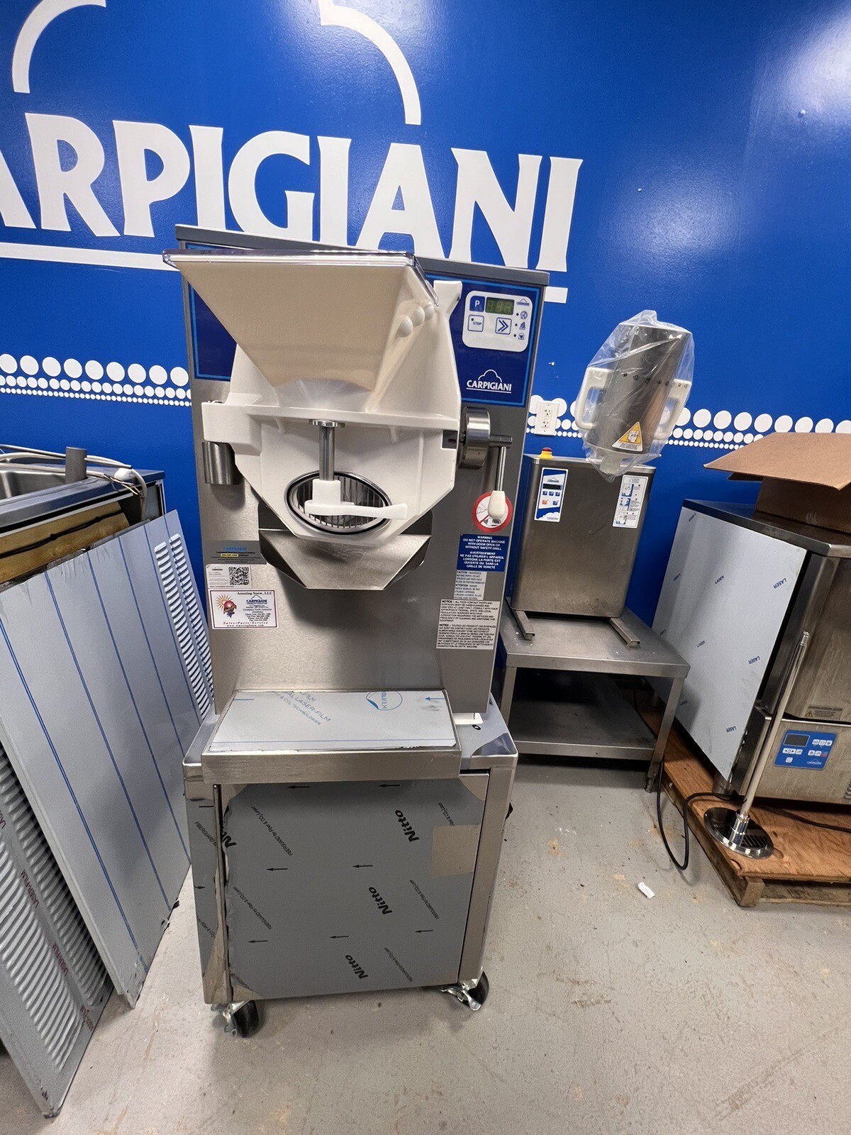 2022 Carpigiani Coldelite LB200G Batch Freezer With Cabinet Gelato Ice Cream