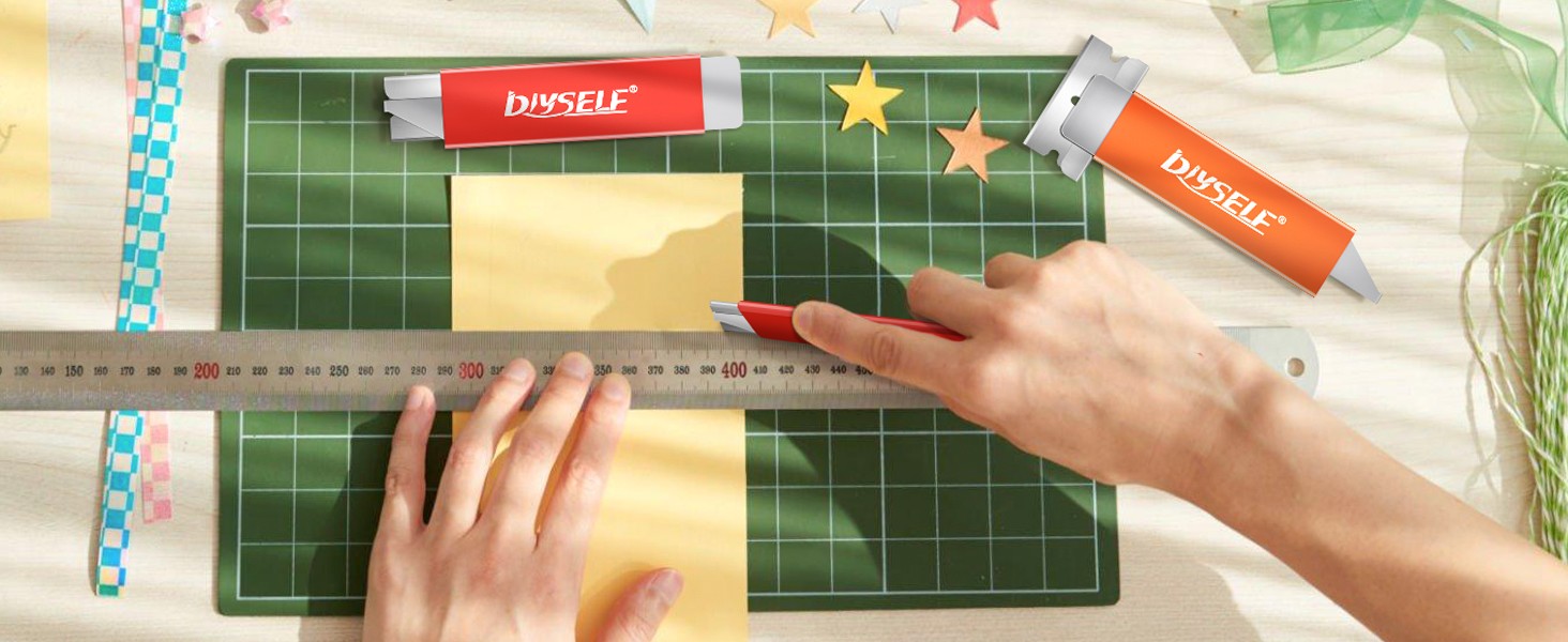 12 Pack Box Cutters, Utility Knife Retractable, Exacto Knife, Box Cutter Knife
