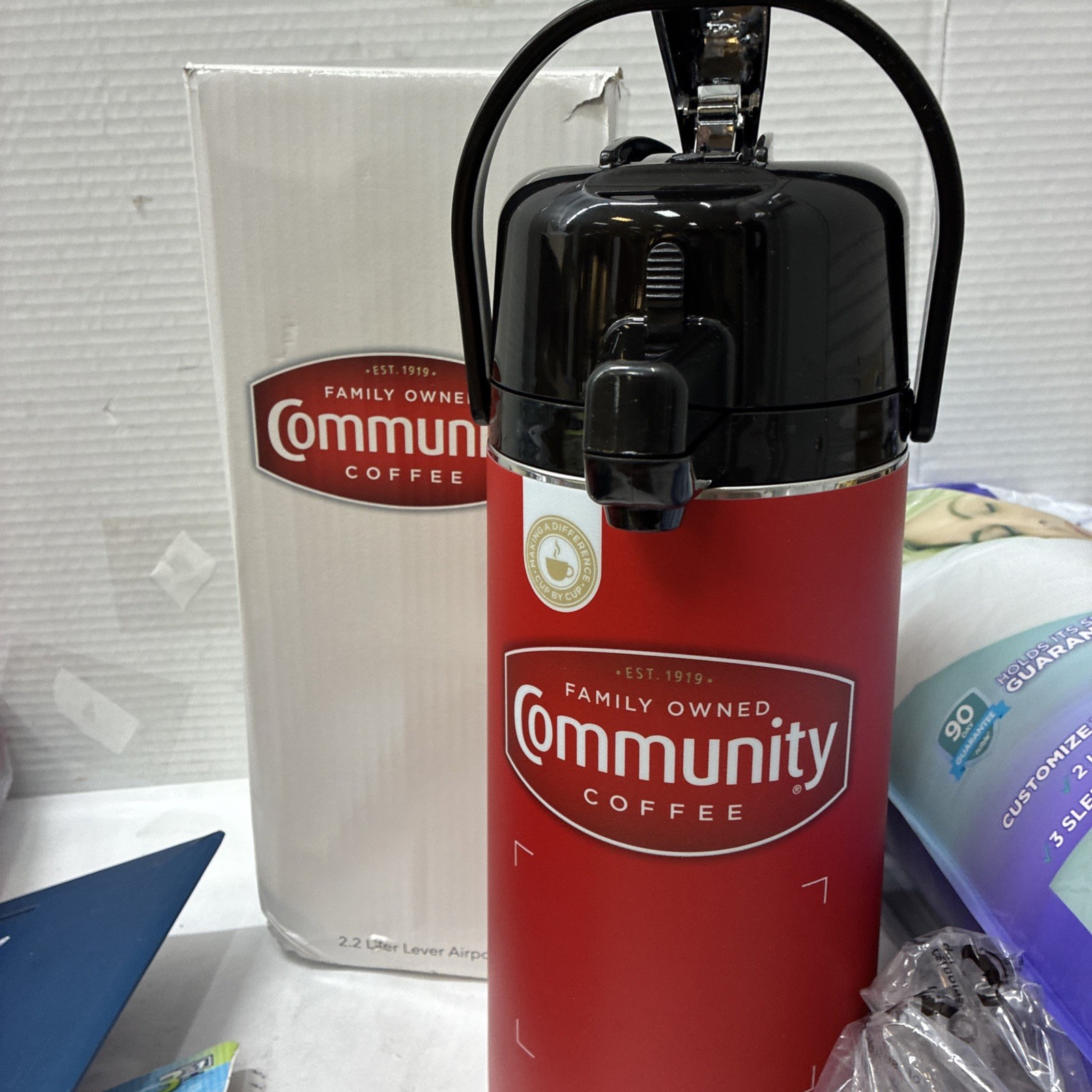 Community® Coffee Commercial Grade Insulated AirPot Coffee Air Pump Dispenser