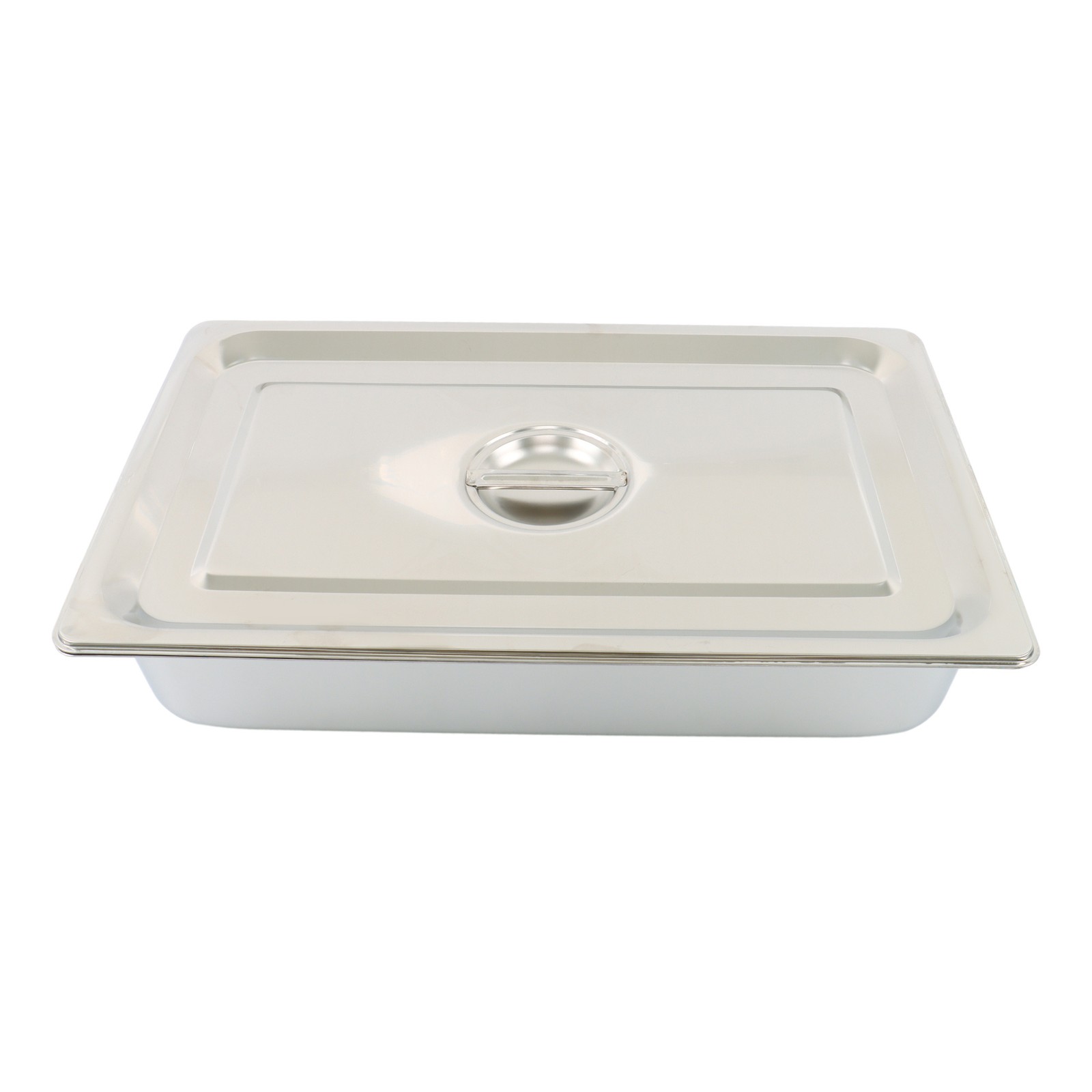 4″ Deep Full Size Steam Table Pans w/ Lids 4 Pack Set Hotel Food Buffet