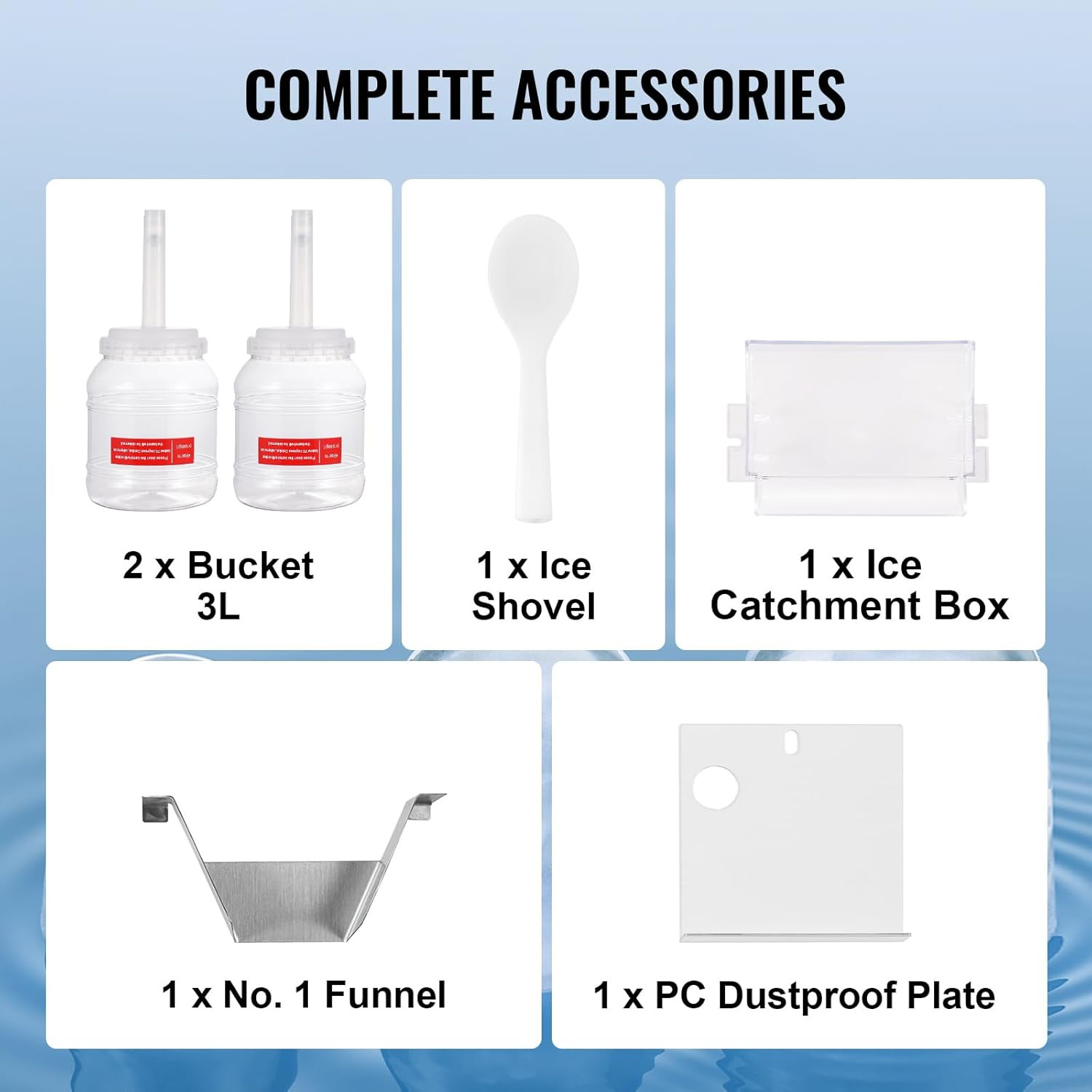 Stainless Steel Snowflake Ice Maker – 176.4LBS/24H for Cafés & Bakeries