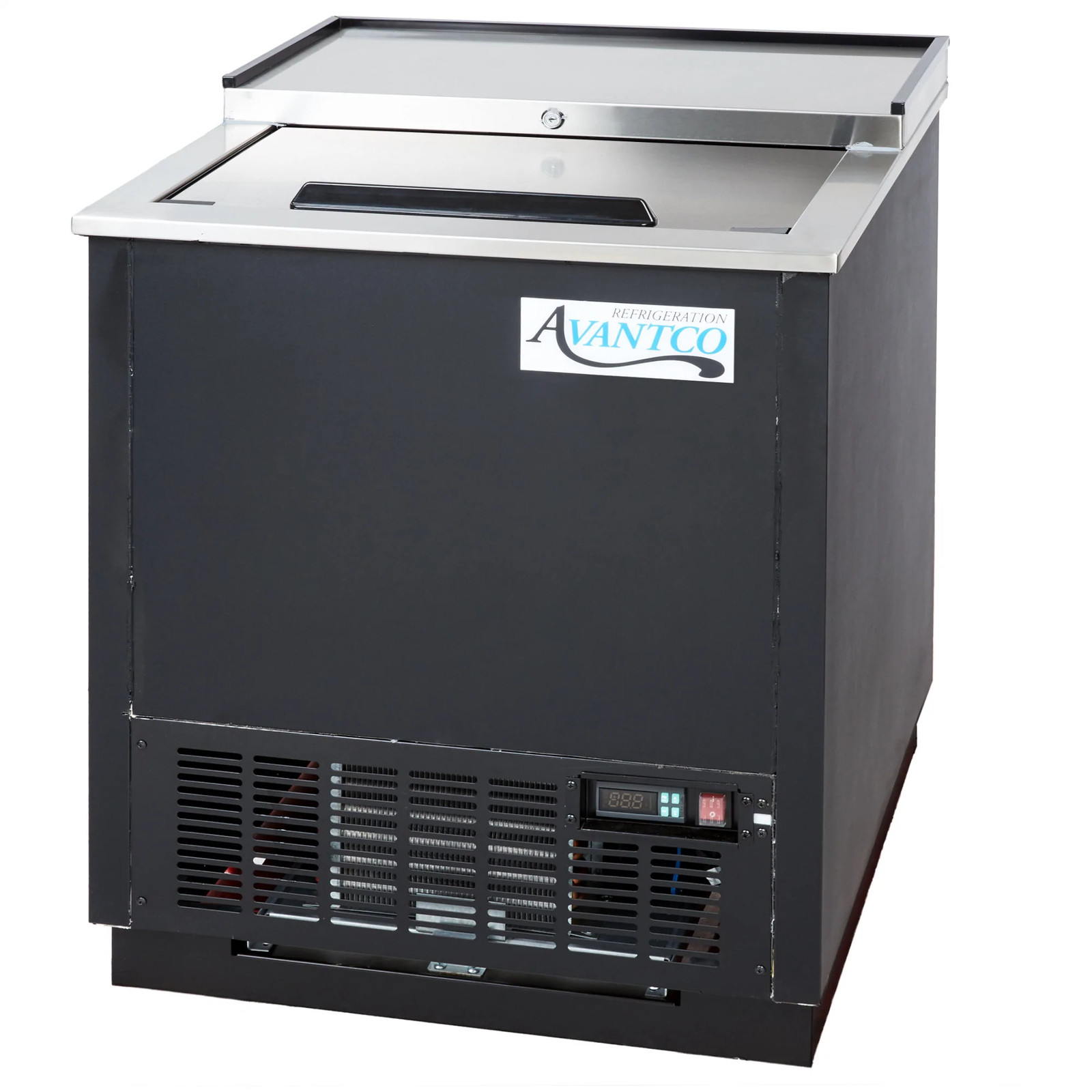 26″ Black Glass Froster / Plate Chiller – 115V