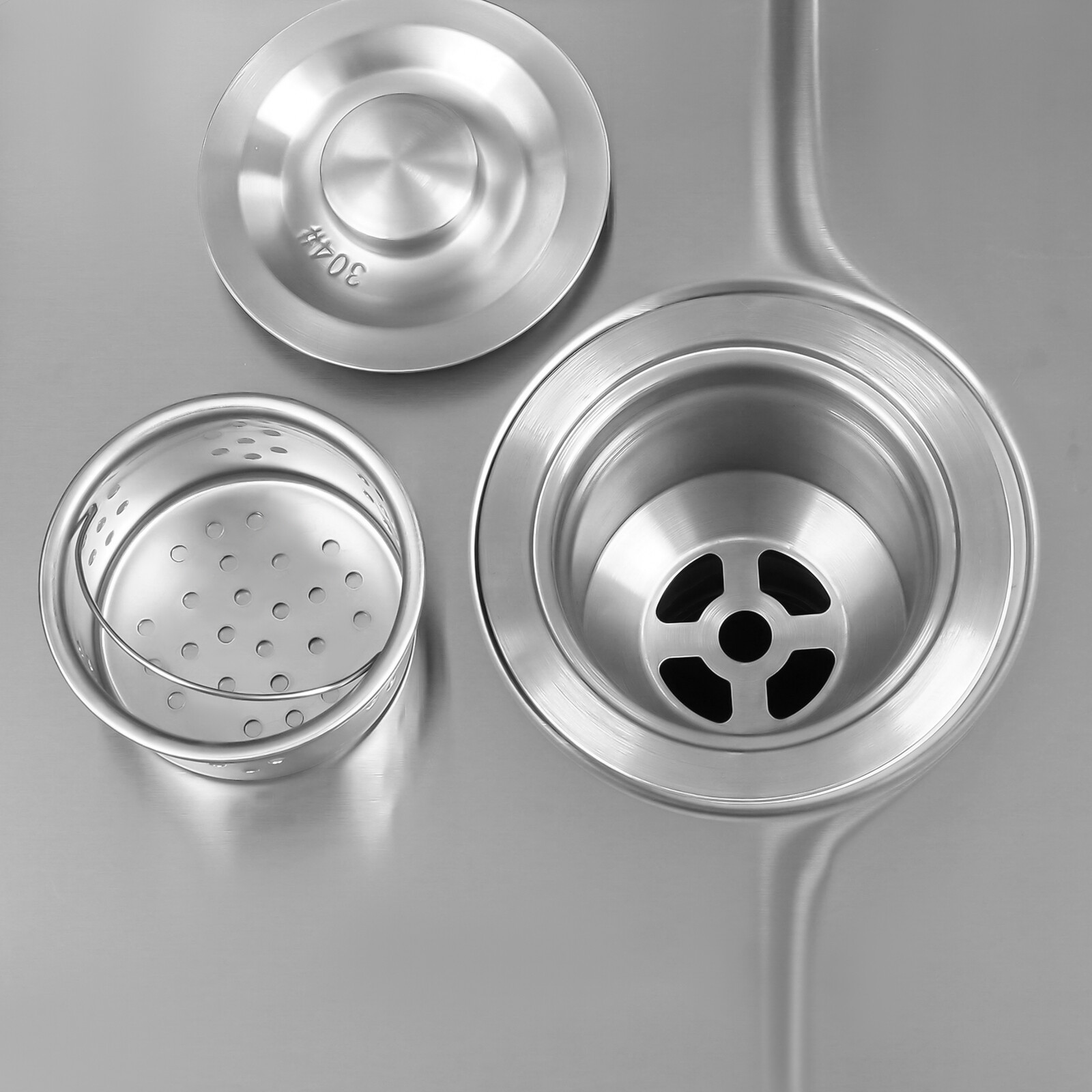 Free Standing Stainless-Steel Single Bowl Commercial Restaurant Kitchen Sink
