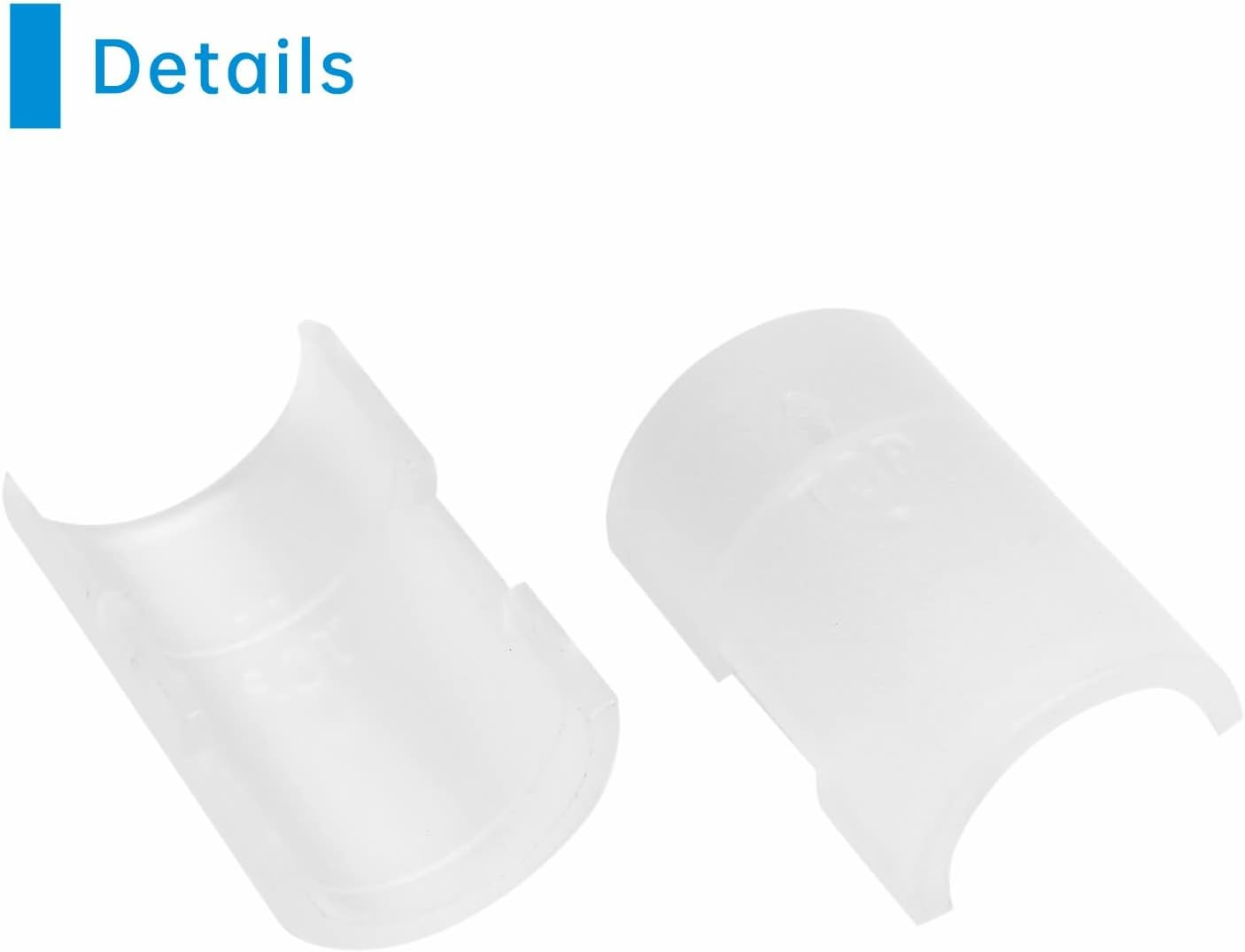 52Pcs Clear Wire Shelf Clips – Shelf Lock Clips for 1 Inch Pipe Shelving