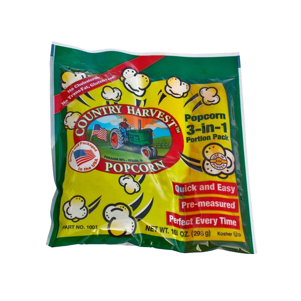 Country Harvest 8 Ounce Tri-Pack (Regular Case of 24) Grown in USA!