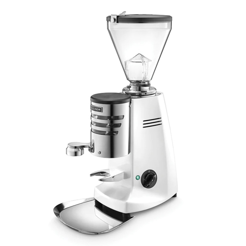MAZZER SUPER JOLLY V UP AUTOMATIC ESPRESSO COFFEE GRINDER WHITE WHOLESALE MAKER