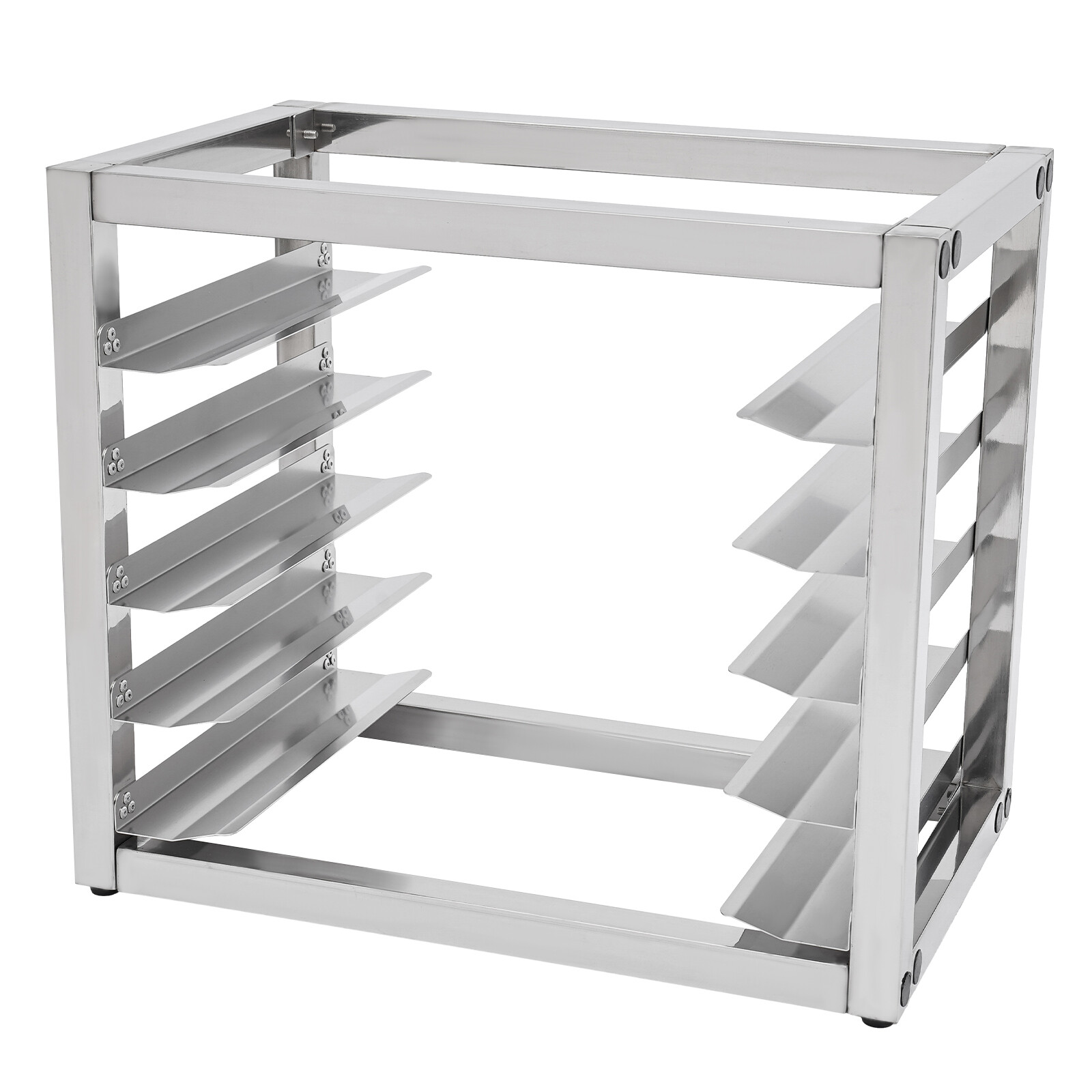 6 tire End Load Half Height Bakery Bun Dough Baking Sheet Pan Rack Commercial