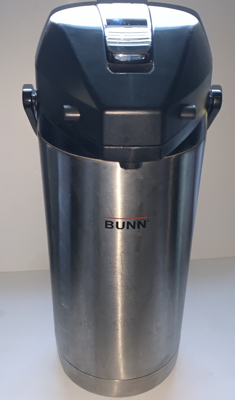 BUNN 1 Gallon (3.8L) Lever Action Airpot Stainless Steel 36725.0000
