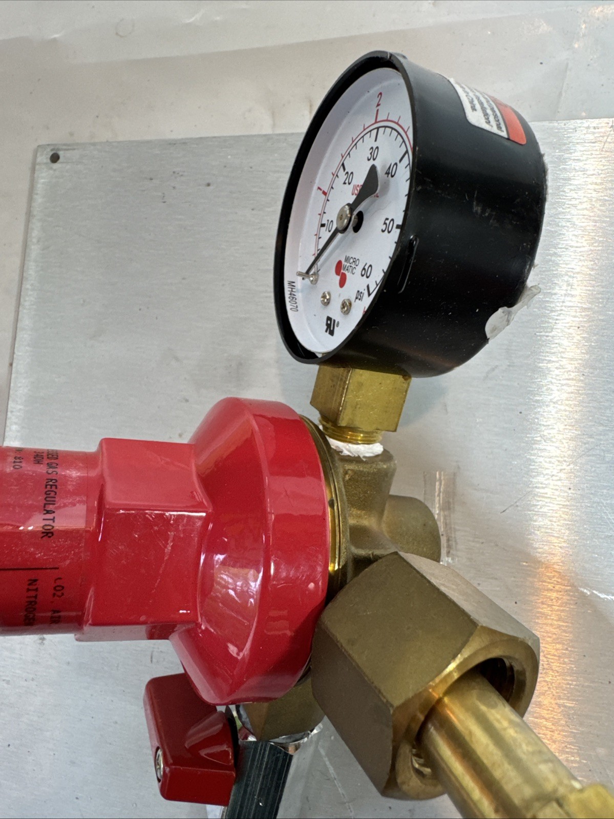 Micro Matic 841 Economy Series Single Gauge Primary CO2 Regulator
