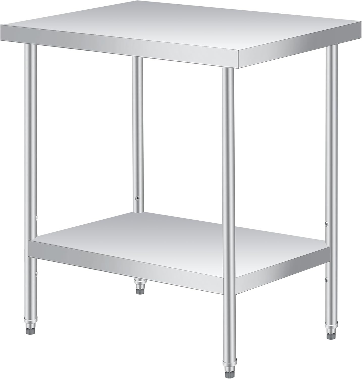 Stainless Steel NSF Commercial Kitchen Work Food Prep Table 12/14/18/24/30 In