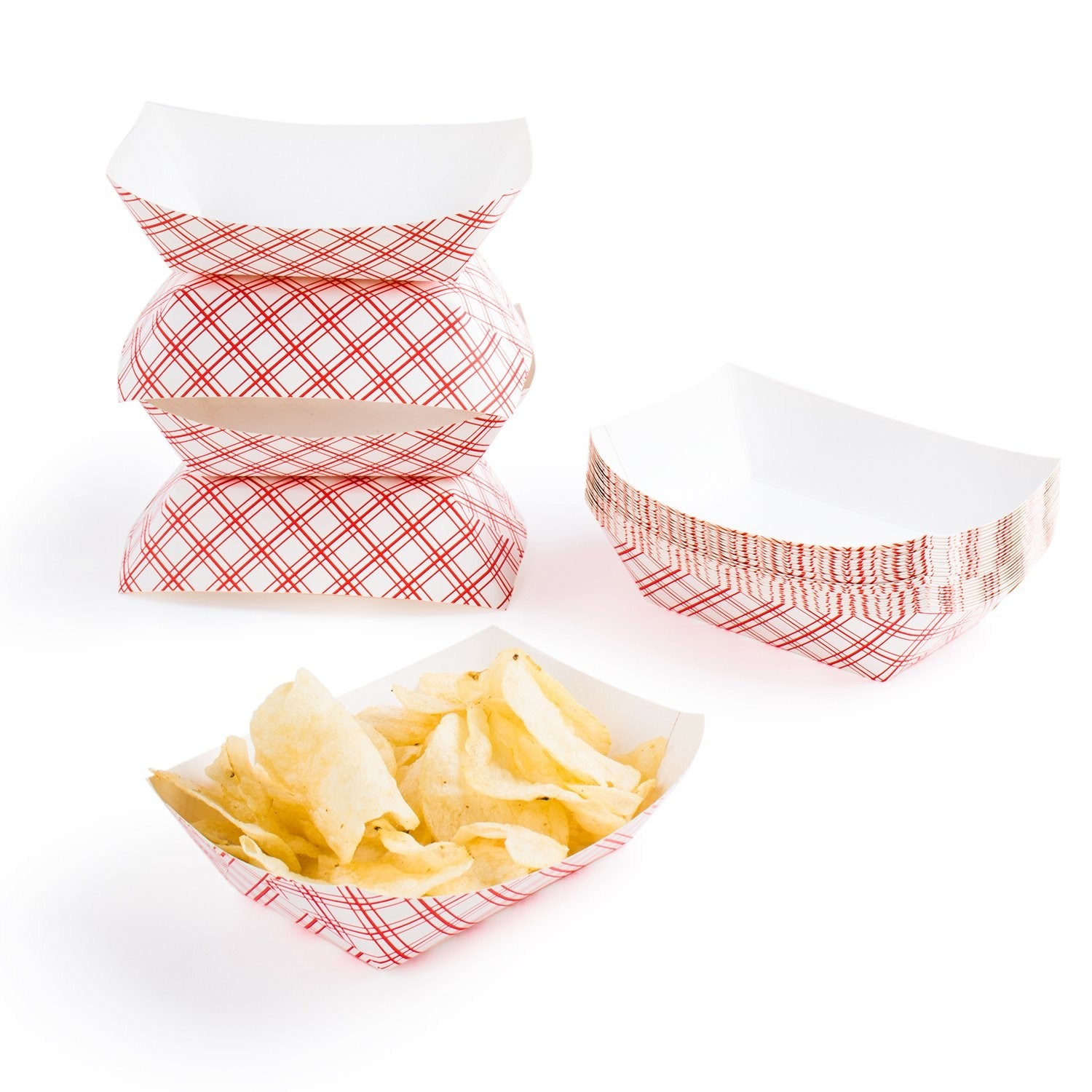Disposable Paper Food Tray for Carnivals, Fairs, Festivals, and Picnics. Hold…