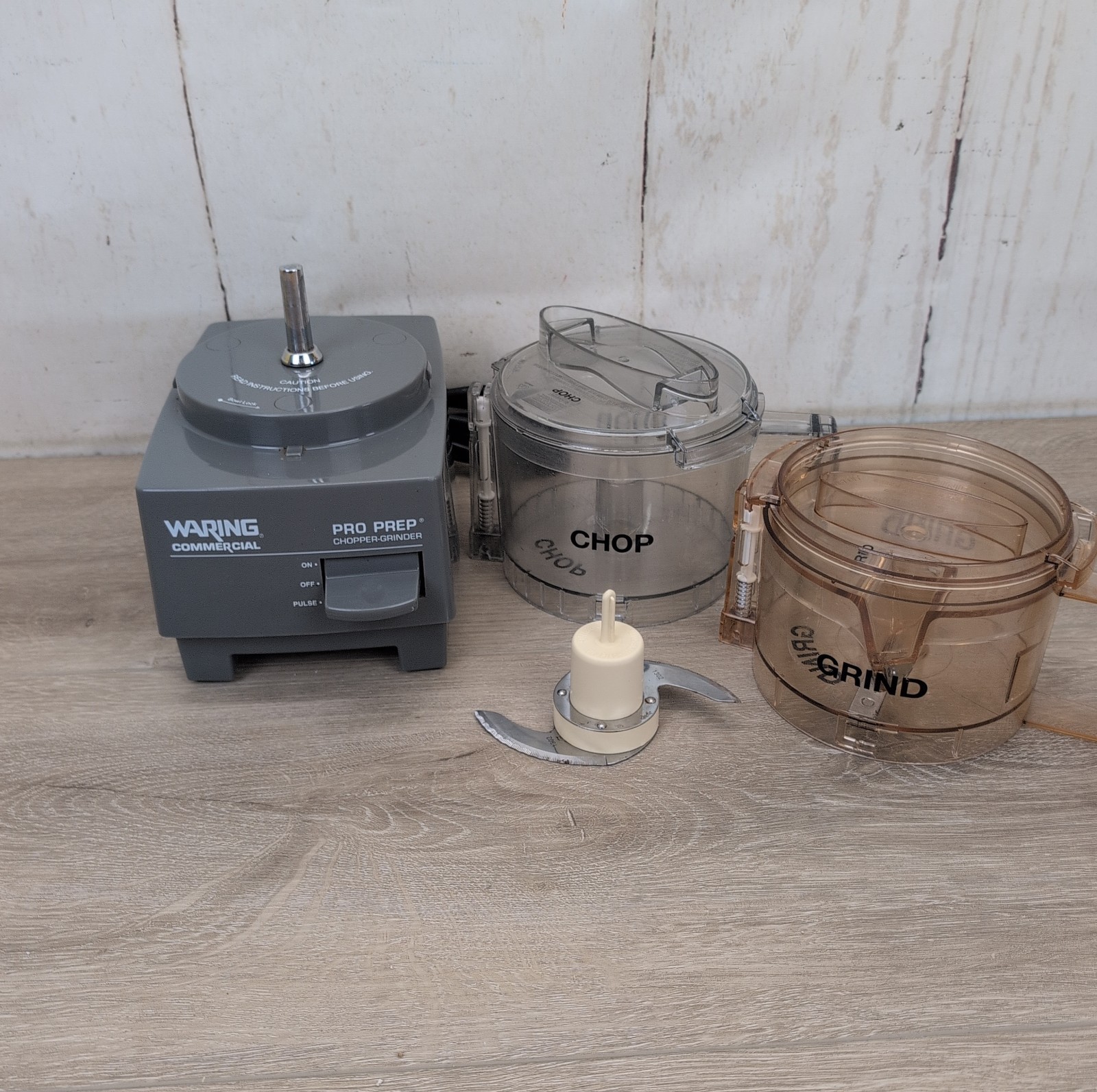Waring Commercial WCG75 Pro Prep 0.75 Qt. Food Processor W/ Chop & Grind Bowls