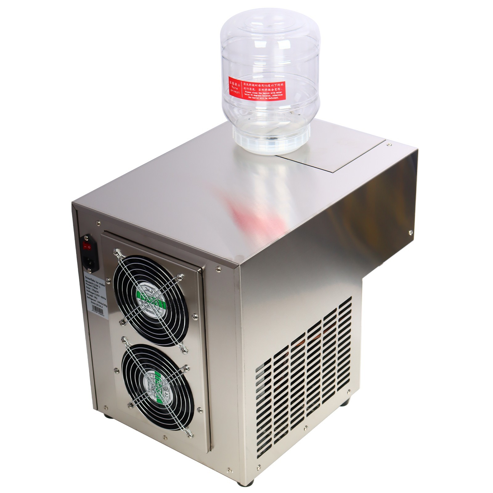 Commercial Snowfake Machie Ice Shaving Machine Air Cooling Ice crusher 3L/Bucket