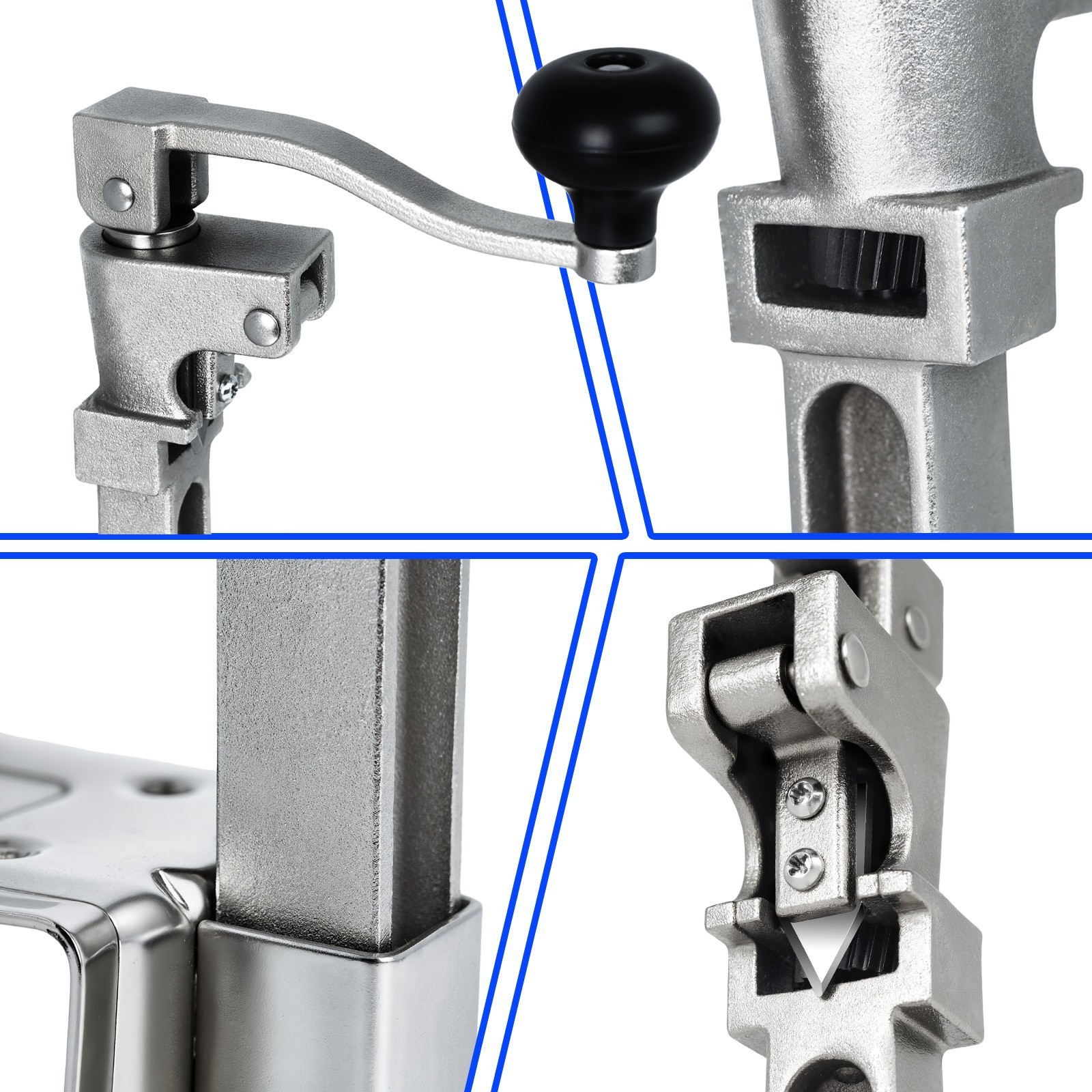 Commercial Table Mount Can Opener Heavy Duty Stainless Steel Restaurant