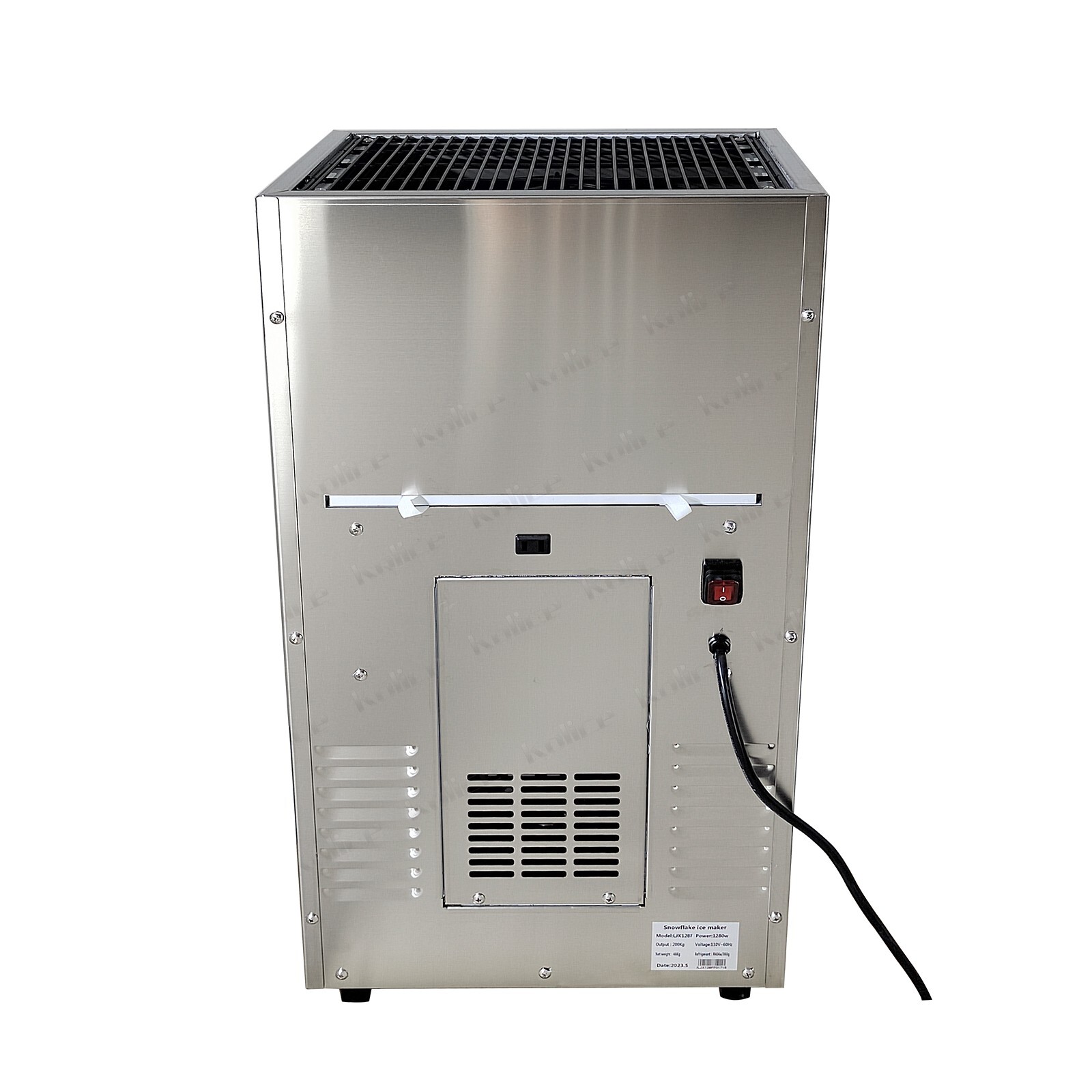 Kolice Commercial Automatically Electric Snowflake Ice Machine Air Cooling