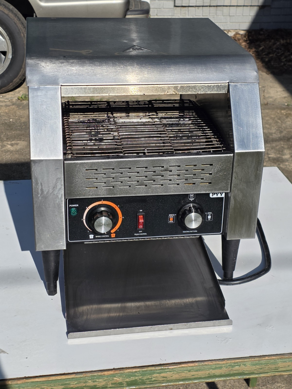 PYY Commercial Conveyor Toaster 300 Slices/Hr Electric Restaurant Bun Bagel 1900