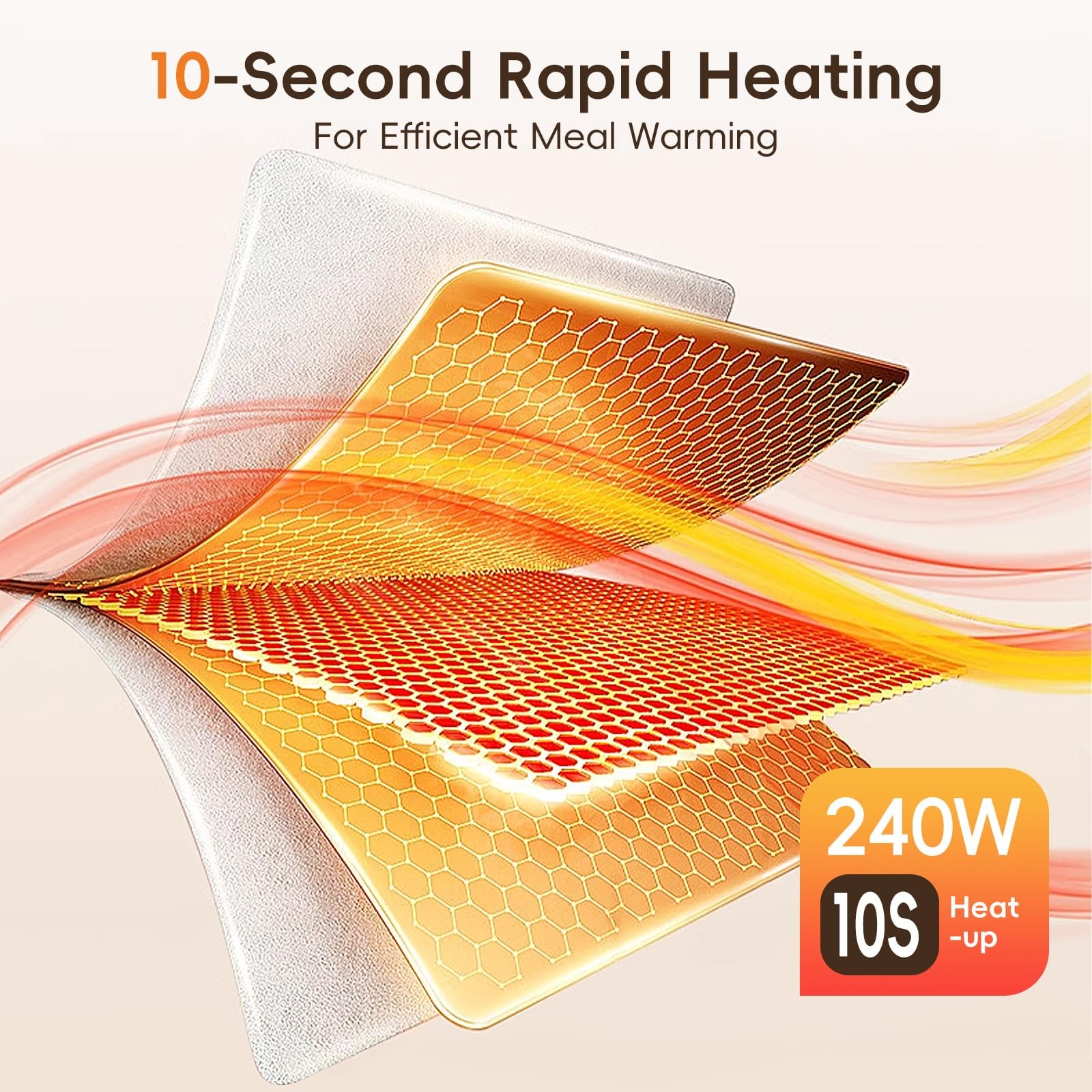 Electric Silicone Food Warming Mat Tray 11Temp Control Timer 26 x 15 Inch